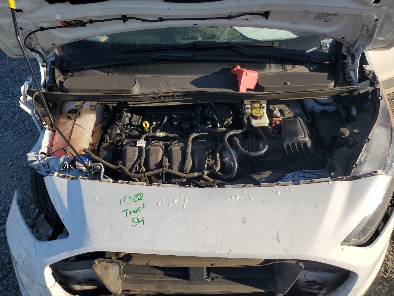 2020 Ford Transit VIN NM0LS7F23L1477462 Copart auction photo, front end / side damage thumbnail 12