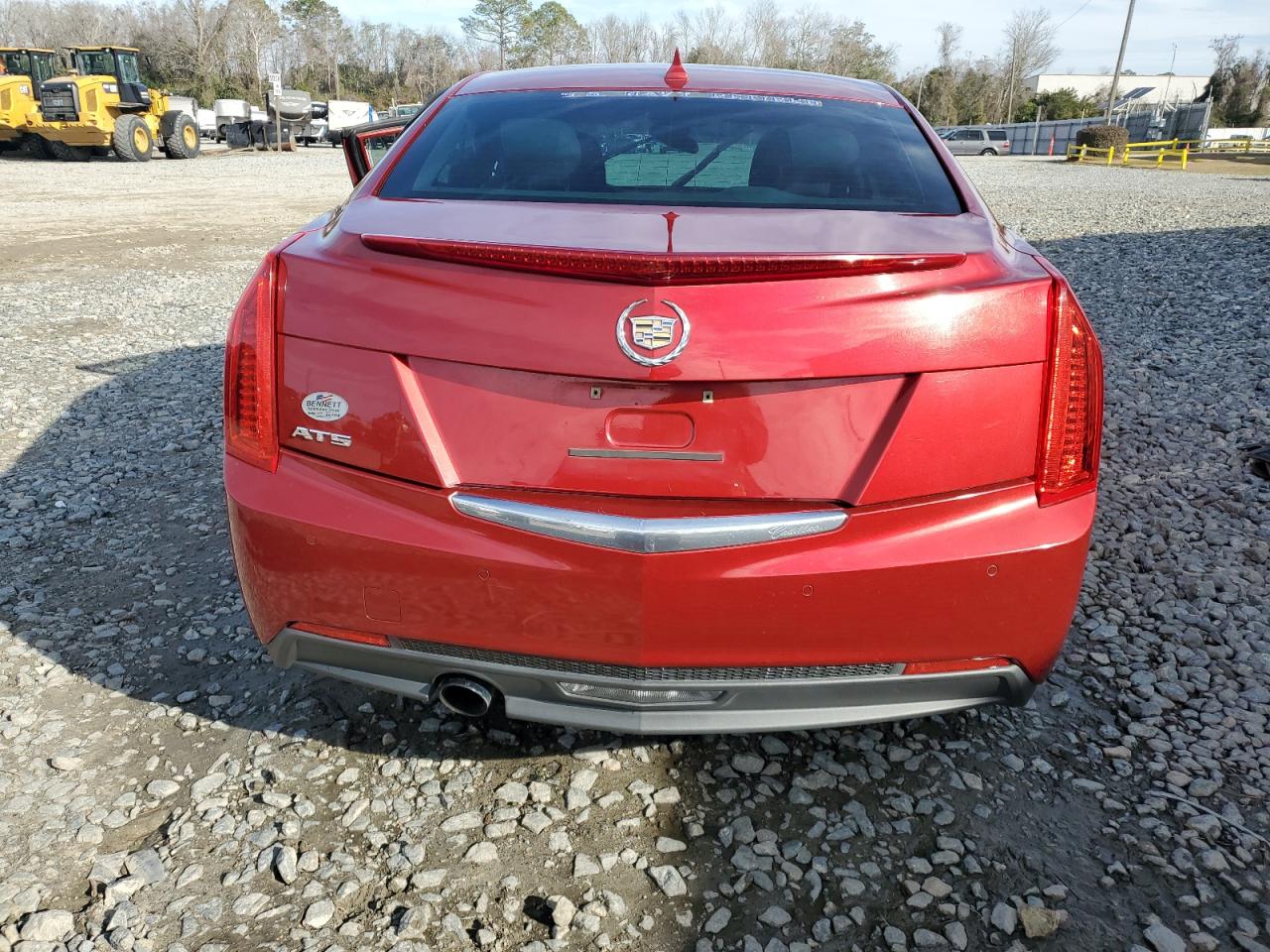 2014 Cadillac ATS VIN 1G6AB5RA7E0187643 Copart auction photo, front end / side damage thumbnail 6