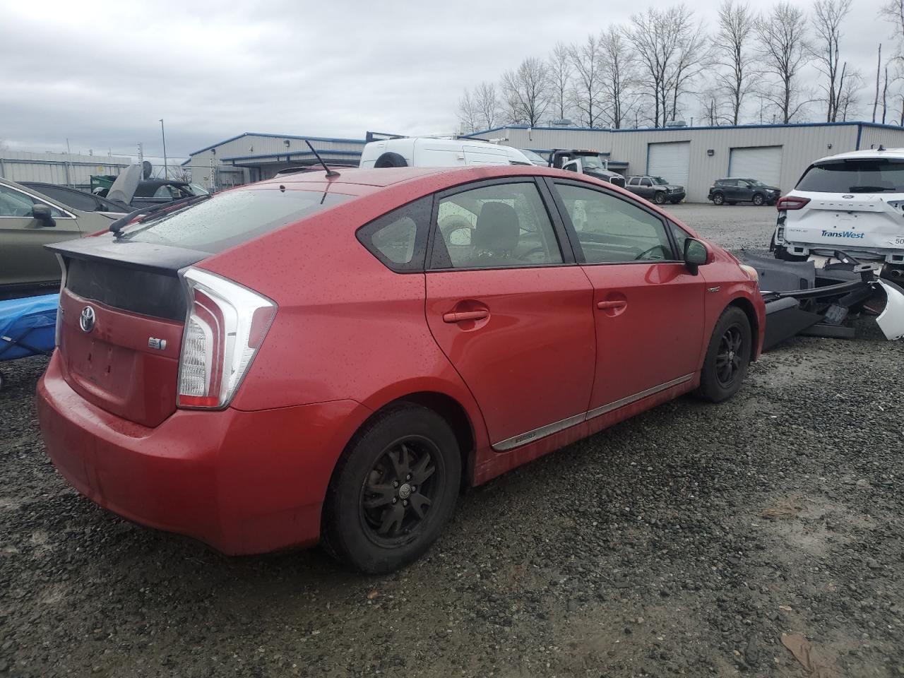 2012 Toyota Prius VIN JTDKN3DU5C1551421 Copart auction photo, front end damage thumbnail 3