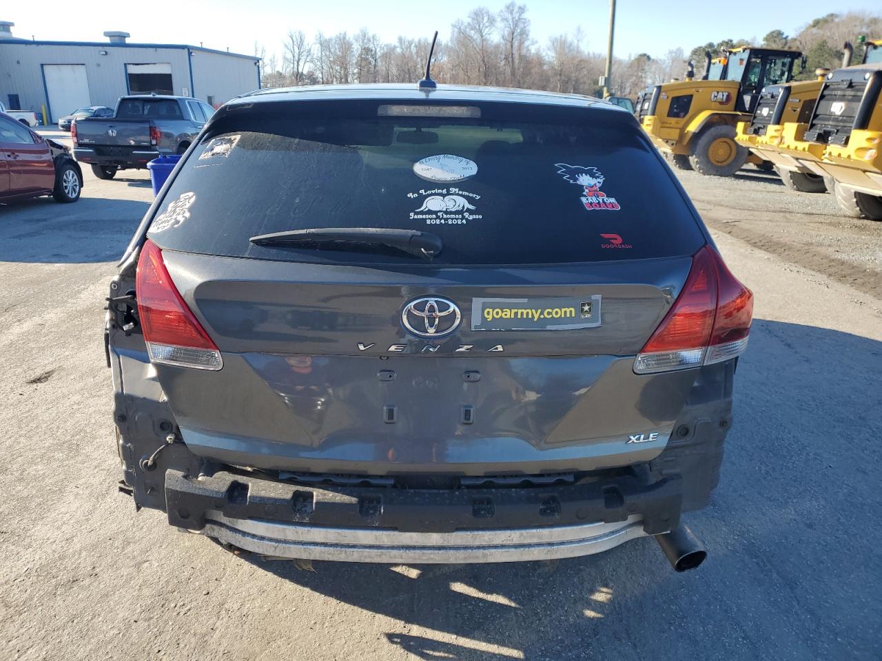 2014 Toyota Venza VIN 4T3ZA3BB0EU083386 Copart auction photo, rear end / side damage thumbnail 6