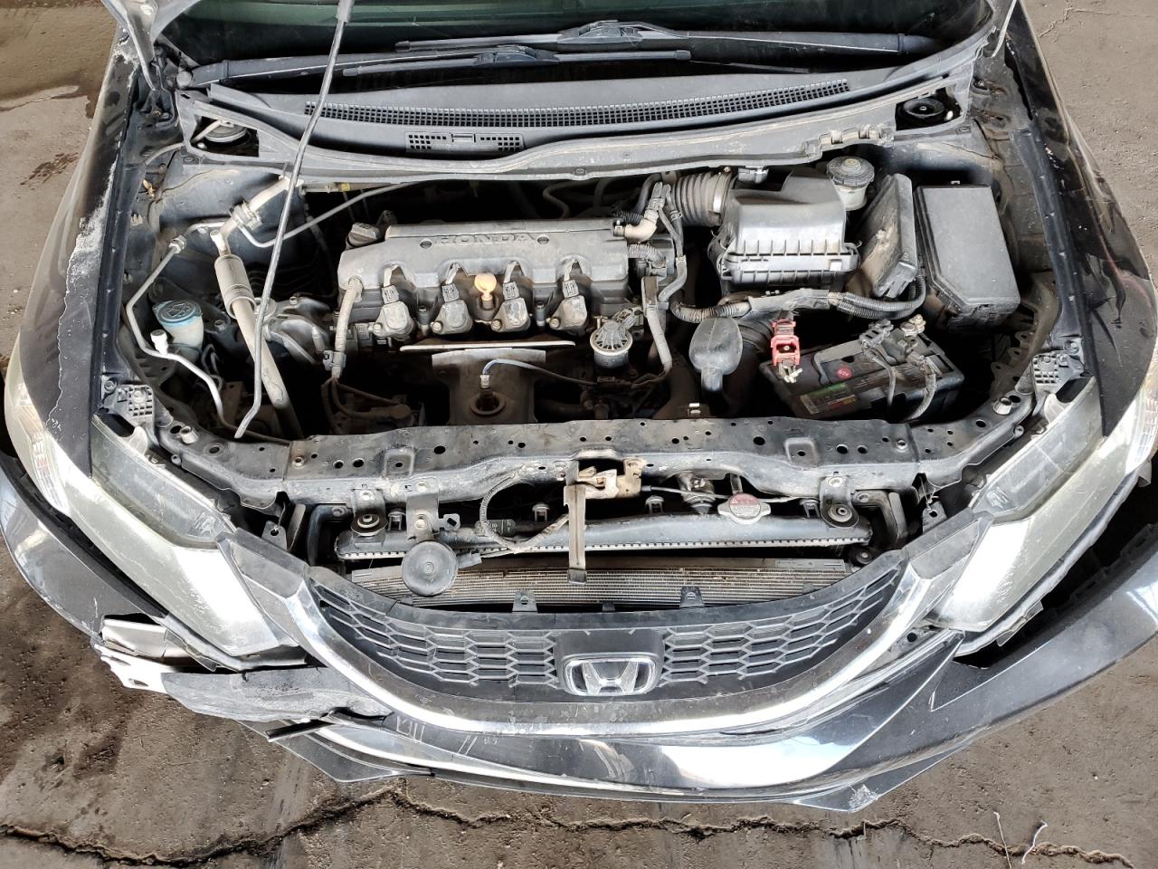 2015 Honda Civic VIN 19XFB2F85FE001108 Copart auction photo, front end damage thumbnail 13