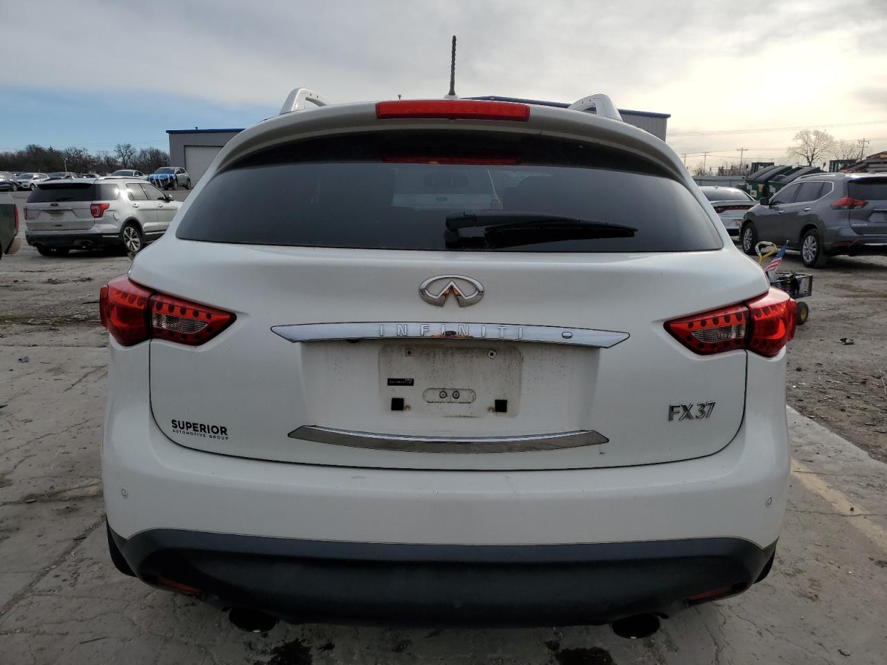 2013 Infiniti FX VIN JN8CS1MW9DM173367 Copart auction photo, front end / minor dent/scratches damage thumbnail 6