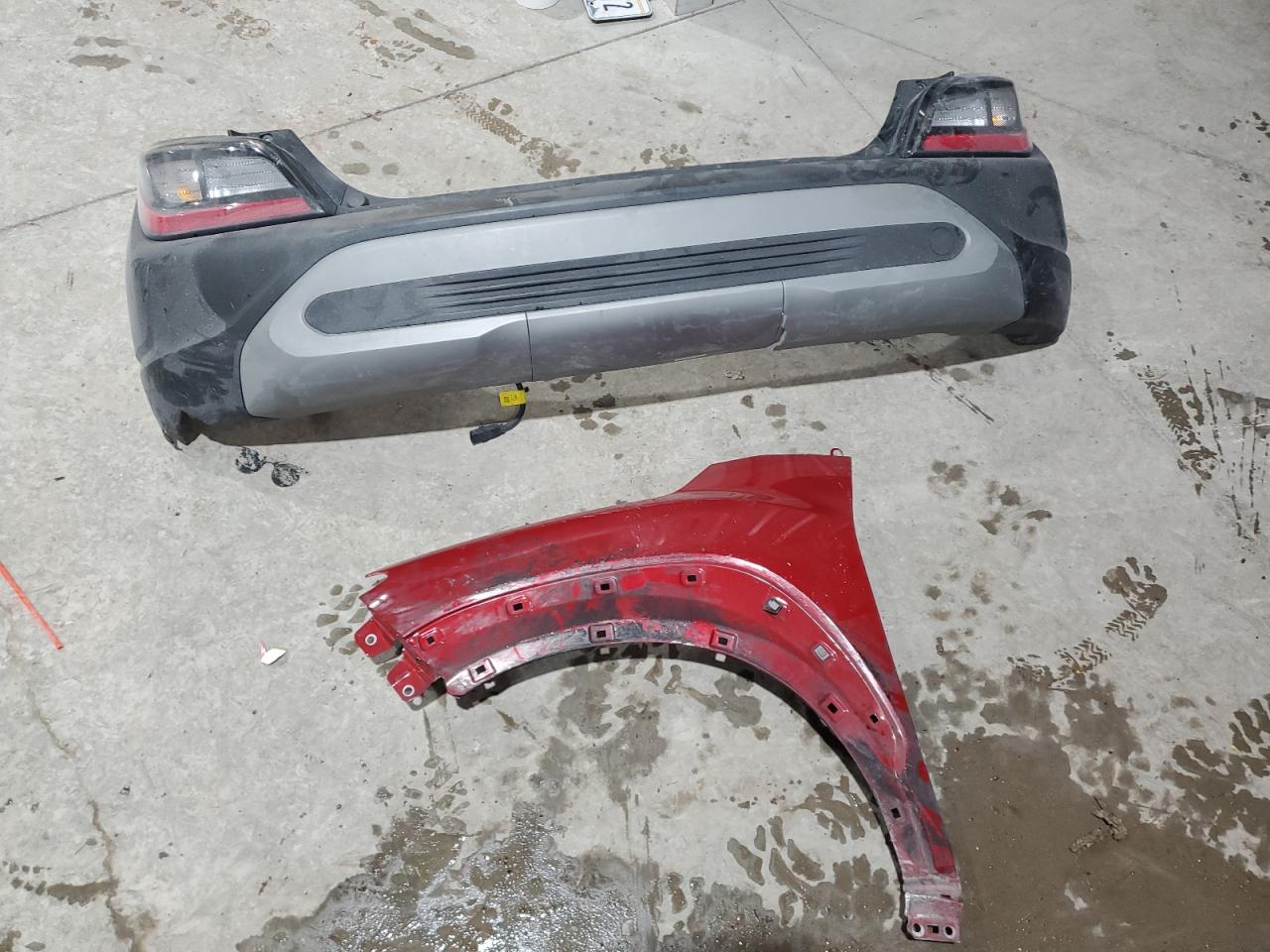 2022 Hyundai Kona VIN KM8K3CAB9NU786541 Copart auction photo, all over damage thumbnail 13
