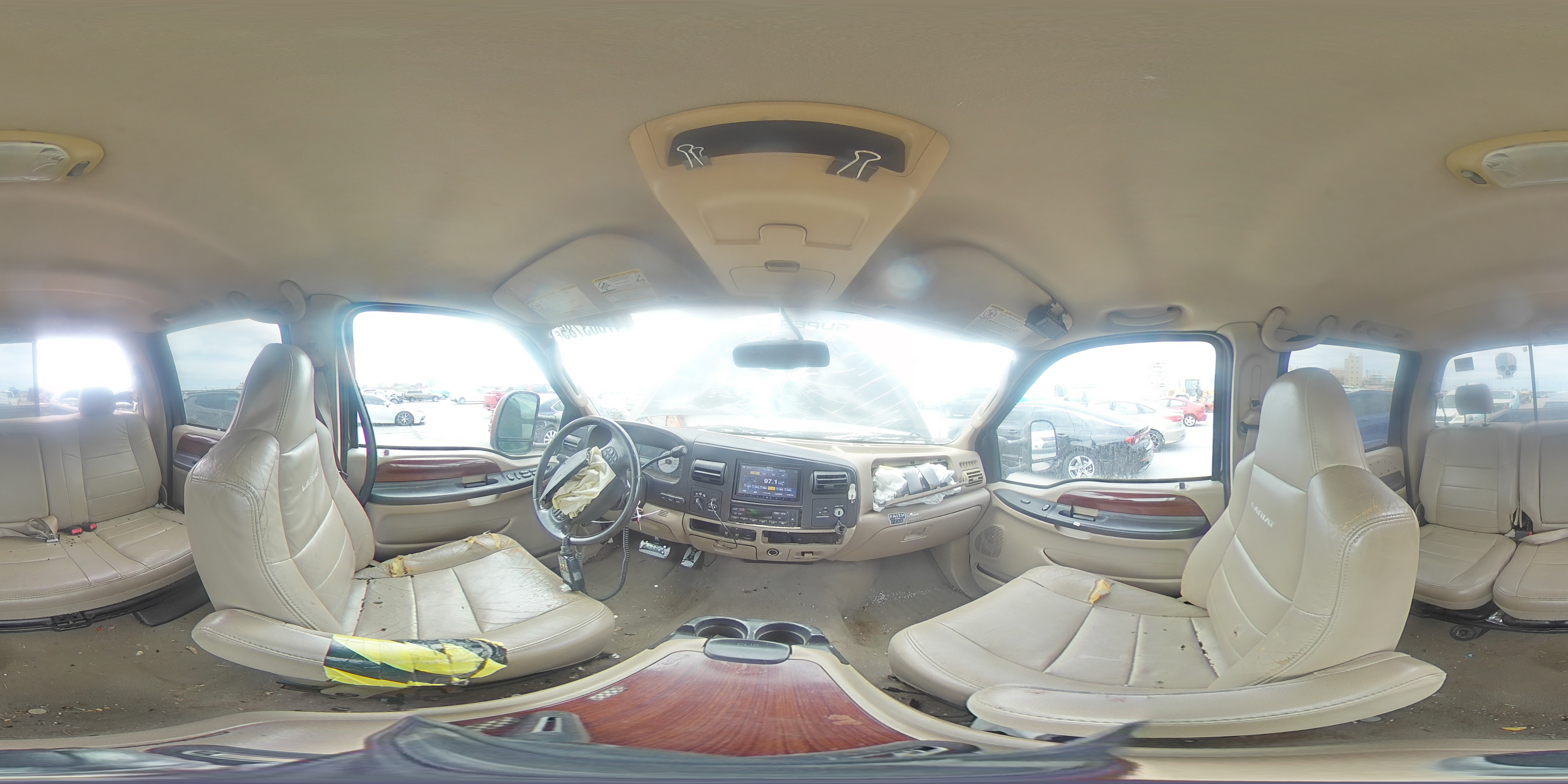2006 Ford F250 VIN 1FTSW21P26EA00978 Copart auction photo, front end damage thumbnail 13
