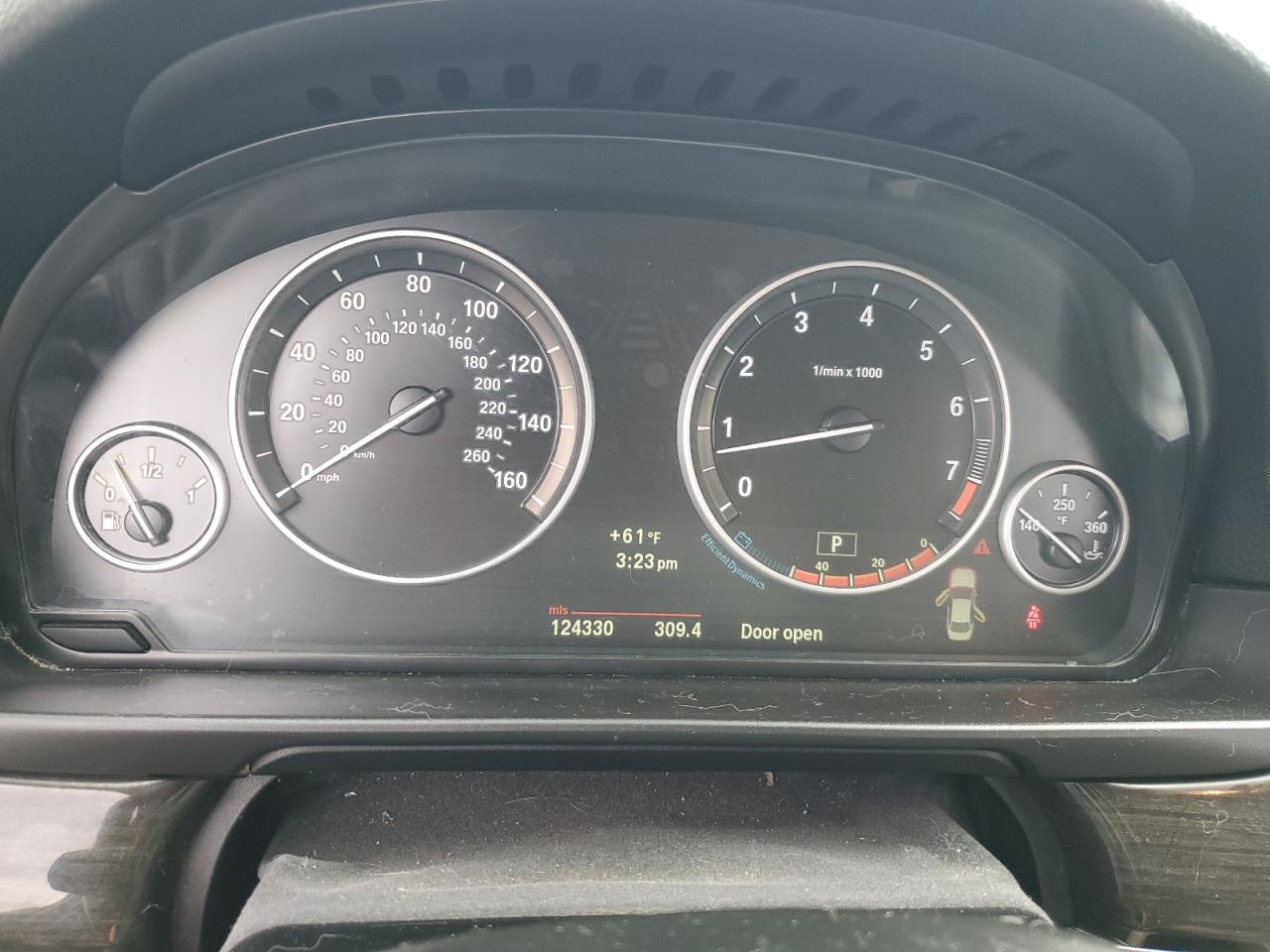 2012 BMW 5er VIN WBAXH5C55CC595066 Copart auction photo, front end damage thumbnail 9