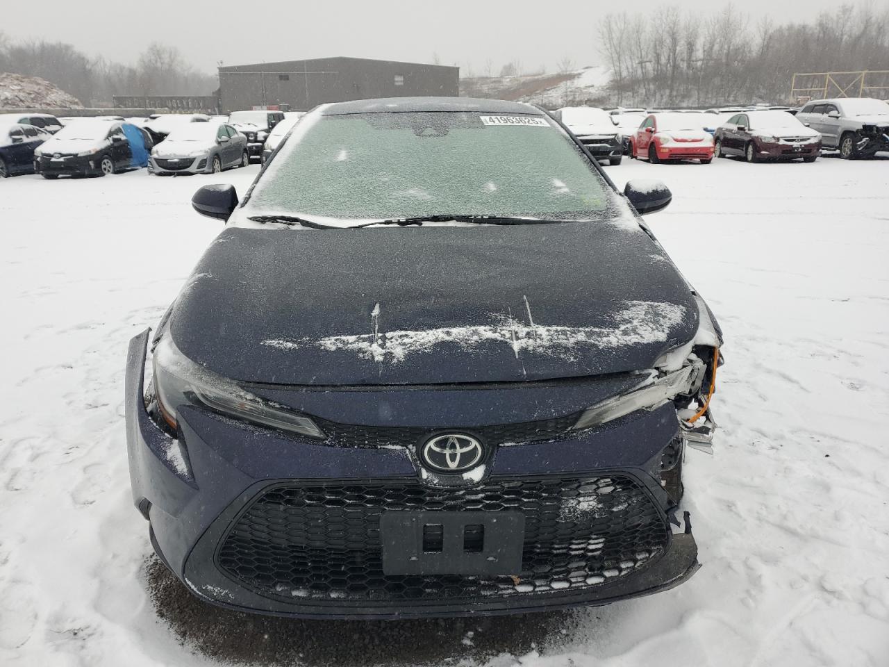 2021 Toyota Corolla VIN 5YFEPMAE0MP179235 Copart auction photo, front end / side damage thumbnail 5