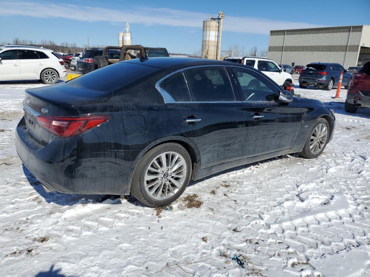 2020 Infiniti Q50 VIN JN1EV7AP9LM207790 Copart auction photo, front end damage thumbnail 3
