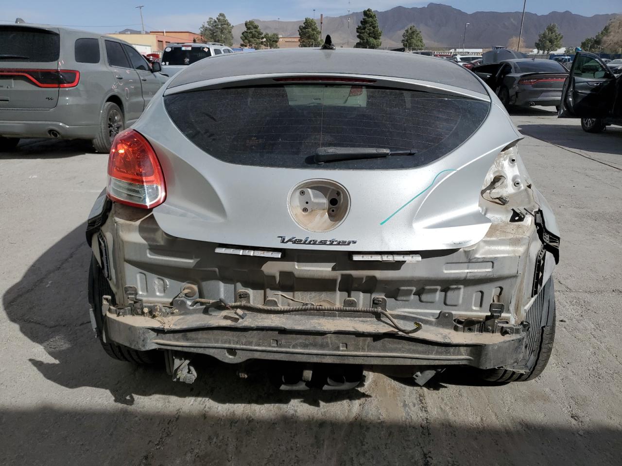 2012 Hyundai Veloster VIN KMHTC6AD2CU035723 Copart auction photo, rear end / front end damage thumbnail 6
