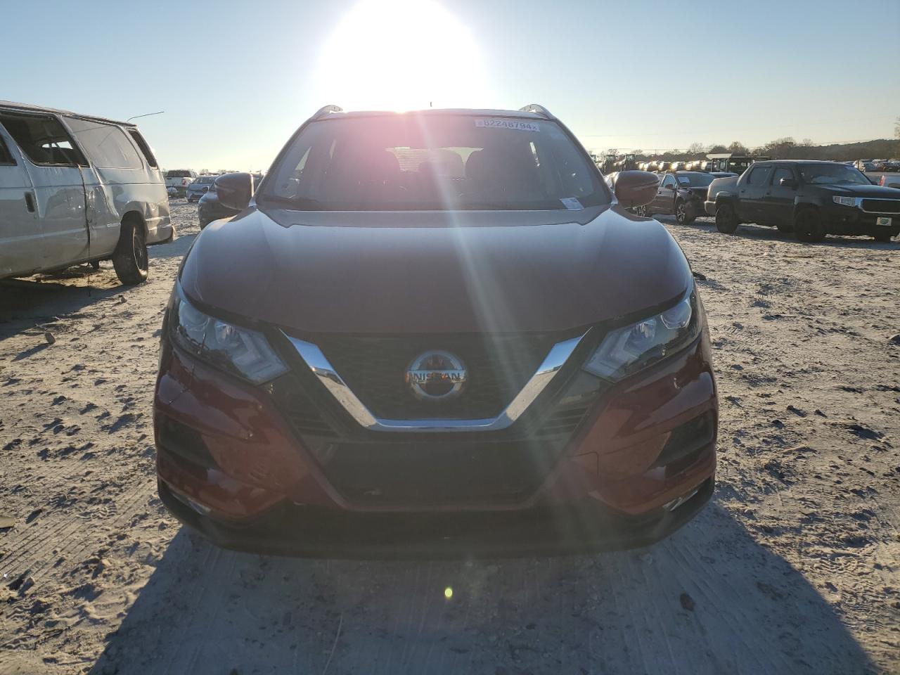2020 Nissan Rogue VIN JN1BJ1CW6LW392370 Copart auction photo, side damage thumbnail 5