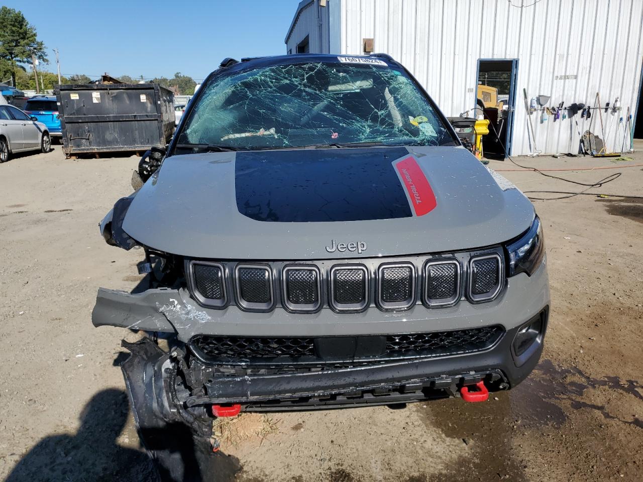 2022 Jeep Compass VIN 3C4NJDDB3NT227912 Copart auction photo, rollover damage thumbnail 5