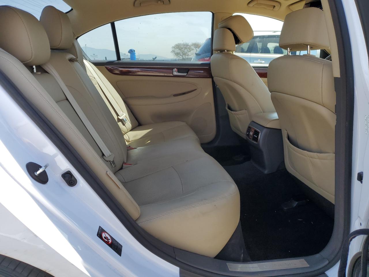 2014 Hyundai Genesis VIN KMHGC4DD4EU262528 Copart auction photo, all over damage thumbnail 10