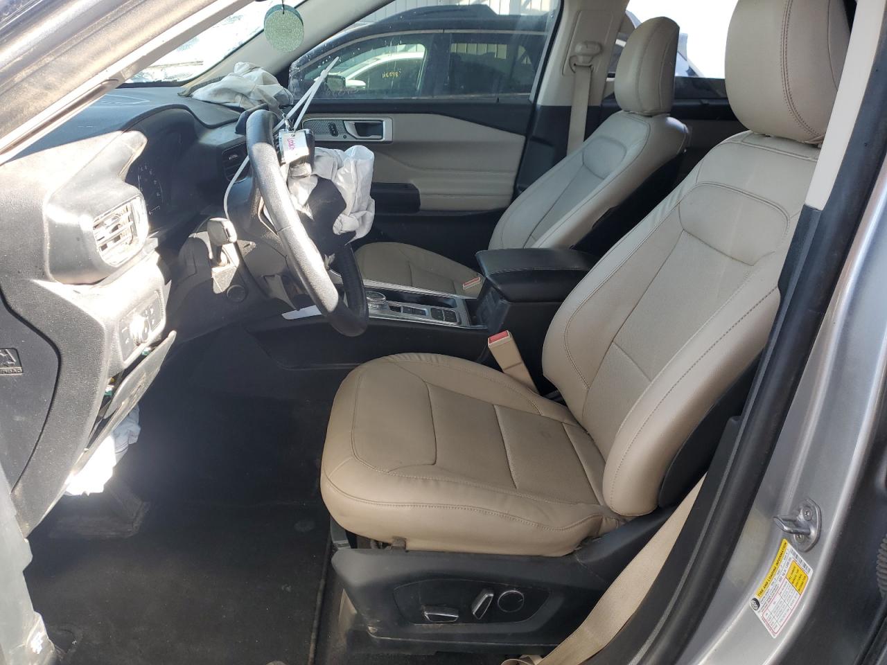 2020 Ford Explorer VIN 1FMSK7FH1LGA00797 Copart auction photo, front end / side damage thumbnail 7