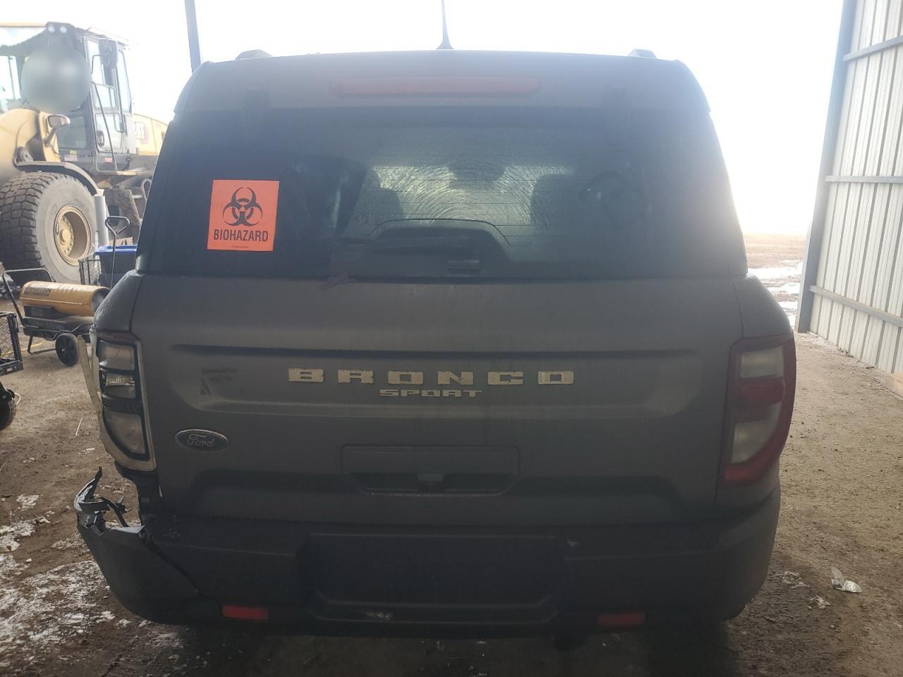2023 Ford Bronco VIN 3FMCR9B69PRE18751 Copart auction photo, rear end damage thumbnail 6