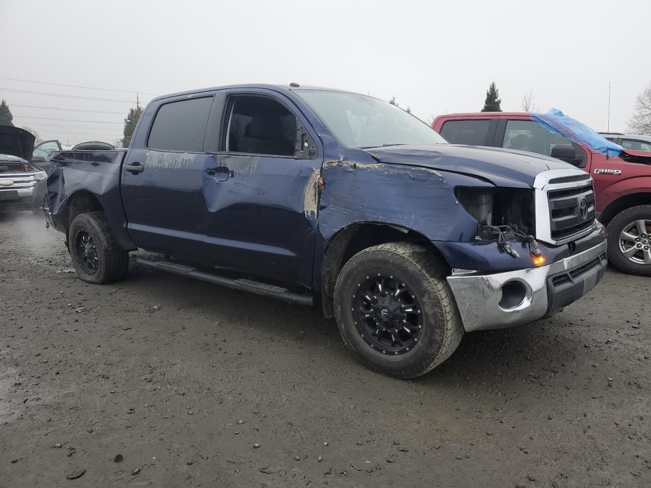 2012 Toyota Tundra VIN 5TFDY5F1XCX213119 Copart auction photo, all over damage thumbnail 4