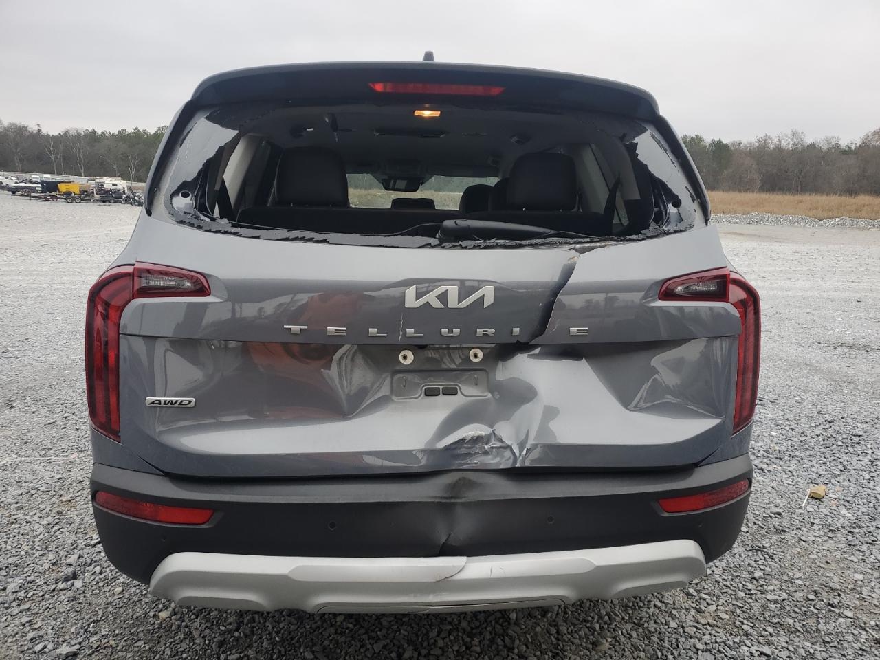 2022 KIA Telluride VIN 5XYP2DHC6NG236765 Copart auction photo, all over damage thumbnail 6