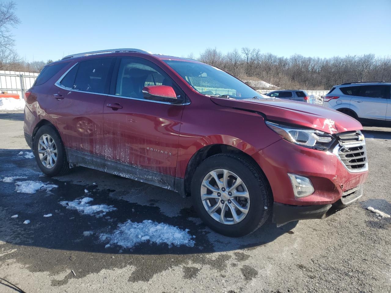 2018 Chevrolet Equinox VIN 2GNAXSEVXJ6152335 Copart auction photo, front end / rear end damage thumbnail 4