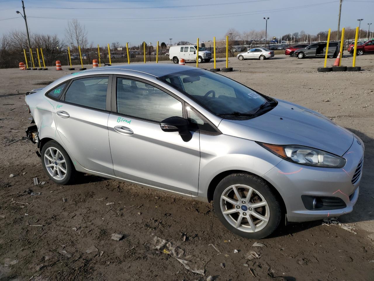 2016 Ford Fiesta VIN 3FADP4BJ3GM163085 Copart auction photo, rear end / minor dent/scratches damage thumbnail 4