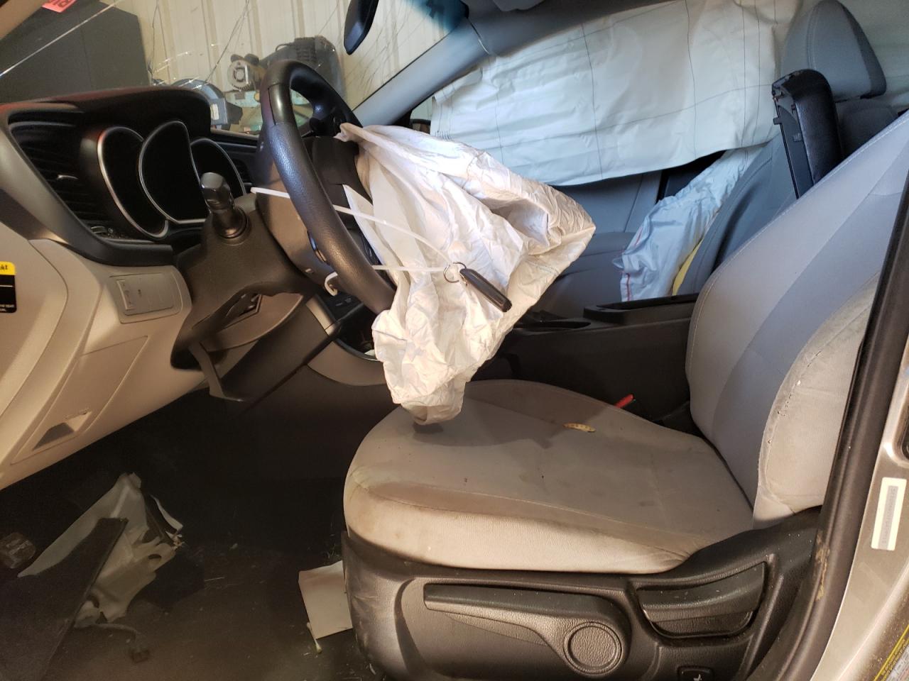 2015 KIA Optima VIN 5XXGM4A7XFG439915 Copart auction photo, front end / side damage thumbnail 7