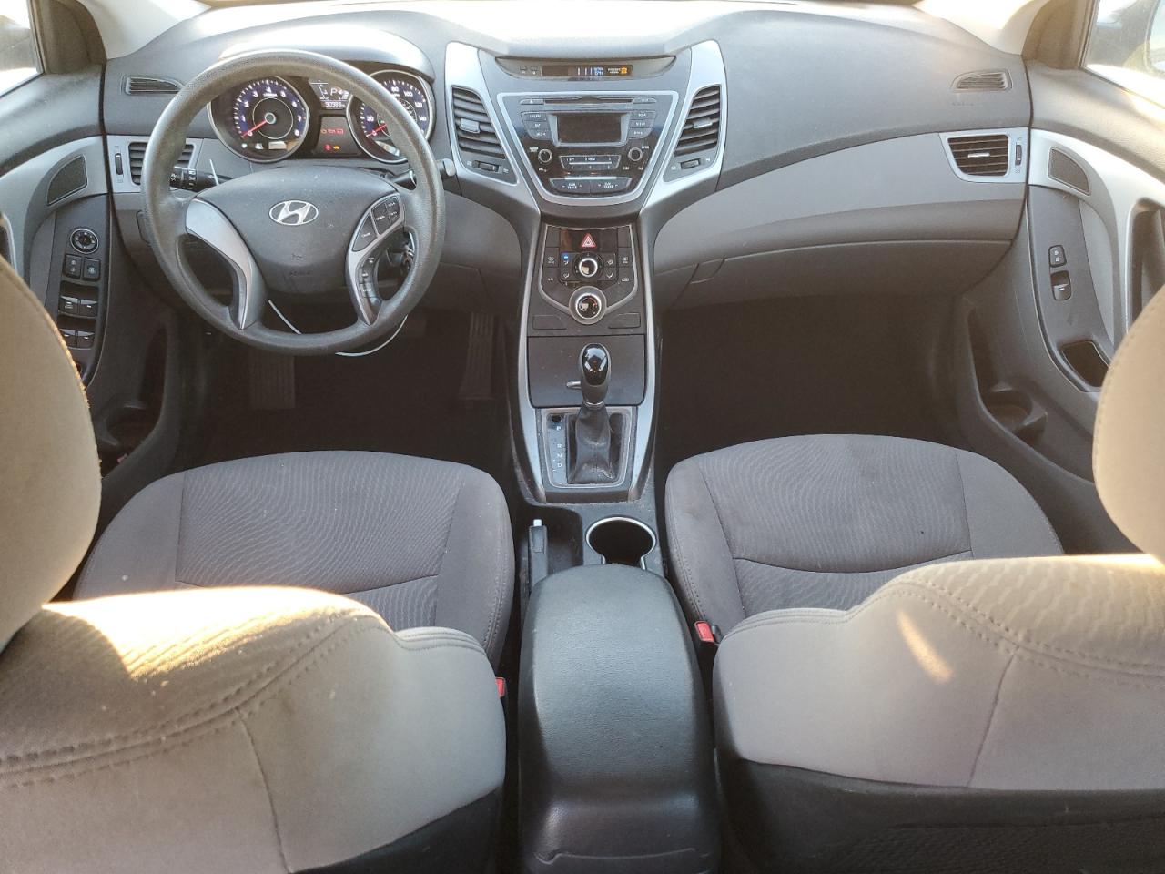 2015 Hyundai Elantra VIN 5NPDH4AE1FH587848 Copart auction photo, front end / mechanical damage thumbnail 8
