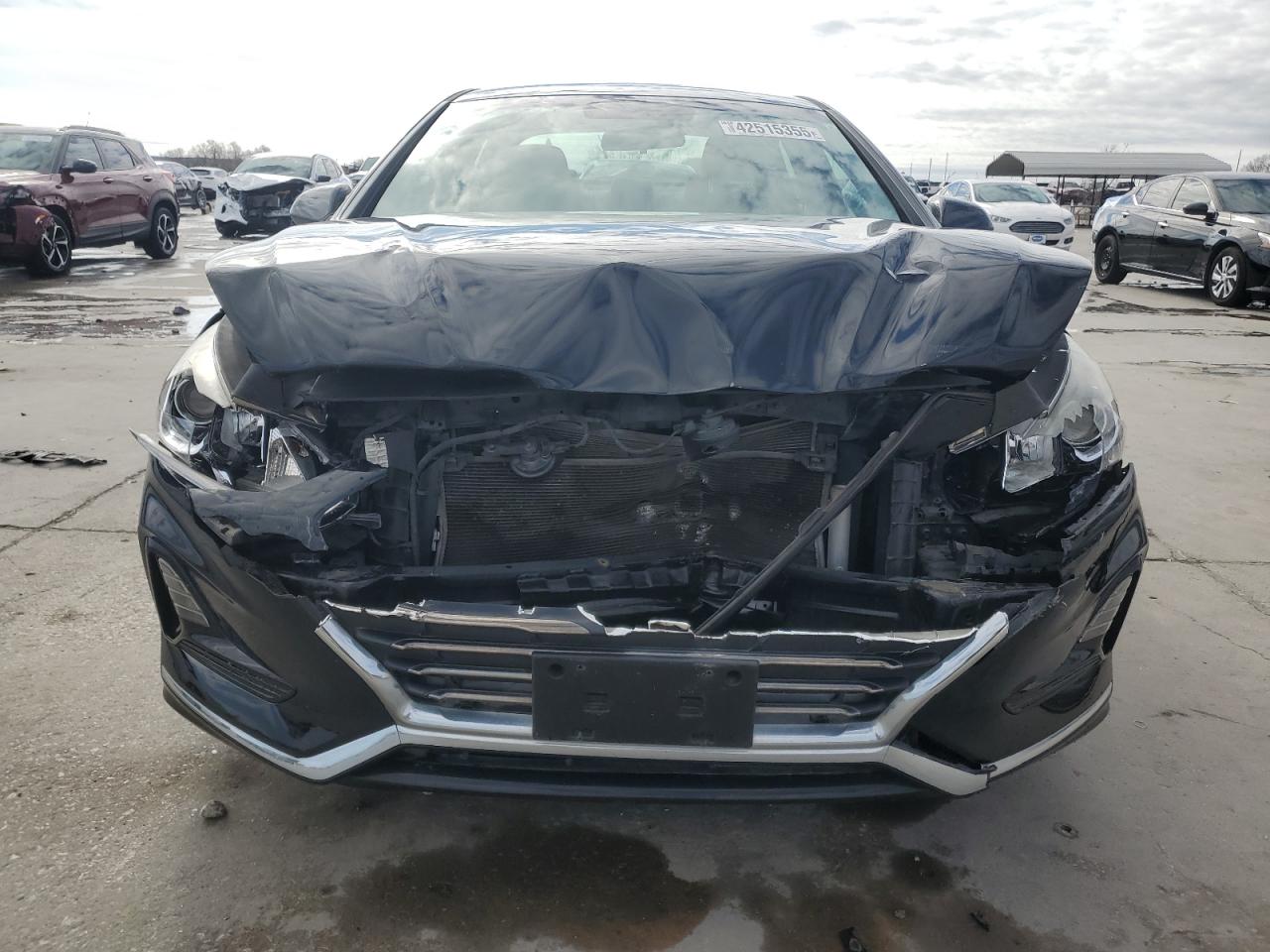 2018 Hyundai Sonata VIN 5NPE24AF7JH658378 Copart auction photo, front end damage thumbnail 5