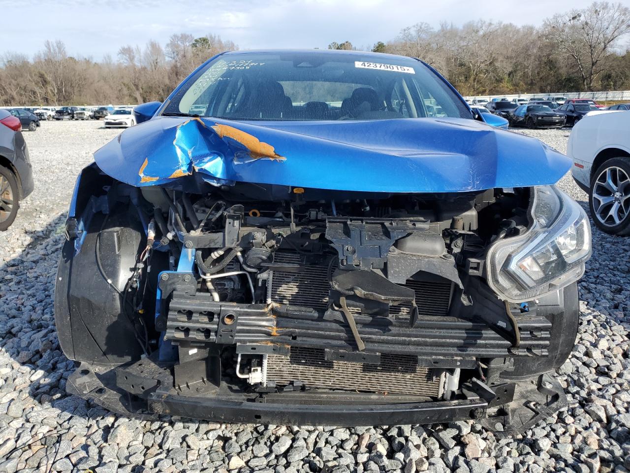2021 Nissan Versa VIN 3N1CN8EV0ML829308 Copart auction photo, front end damage thumbnail 5