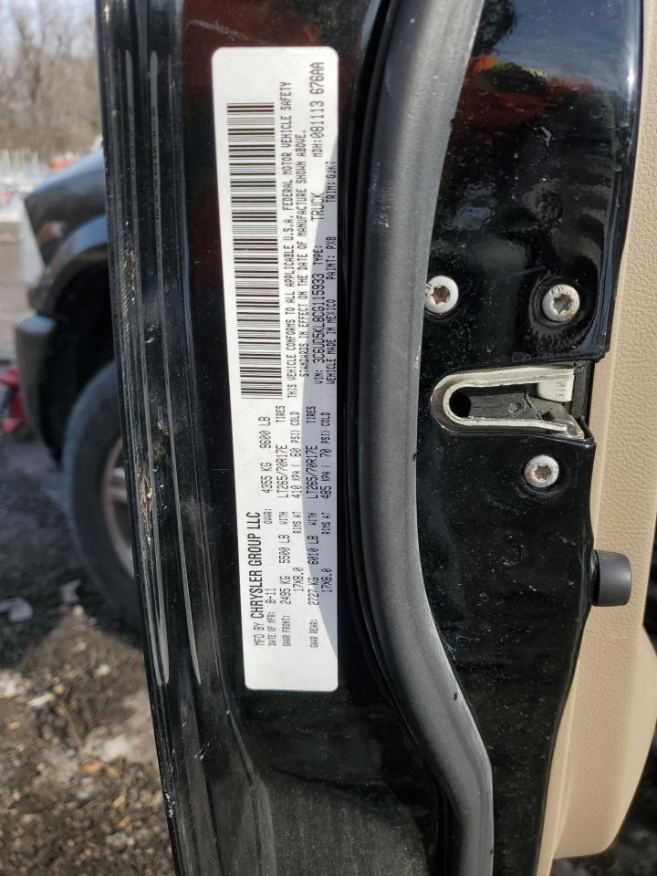 2012 Dodge RAM VIN 3C6UD5KL8CG115933 Copart auction photo, undercarriage / side damage thumbnail 12
