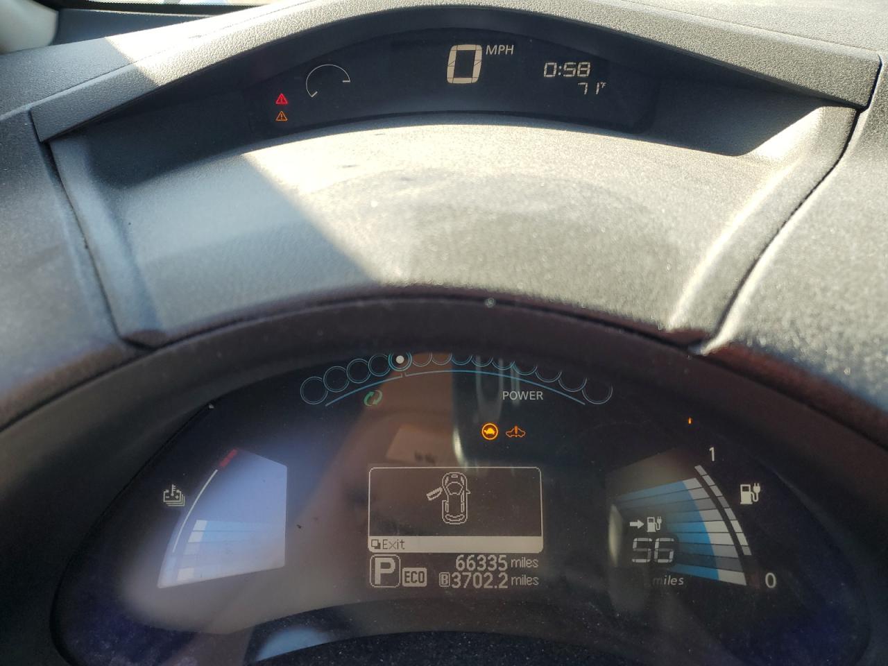 2015 Nissan Leaf VIN 1N4AZ0CPXFC334701 Copart auction photo, front end / minor dent/scratches damage thumbnail 9