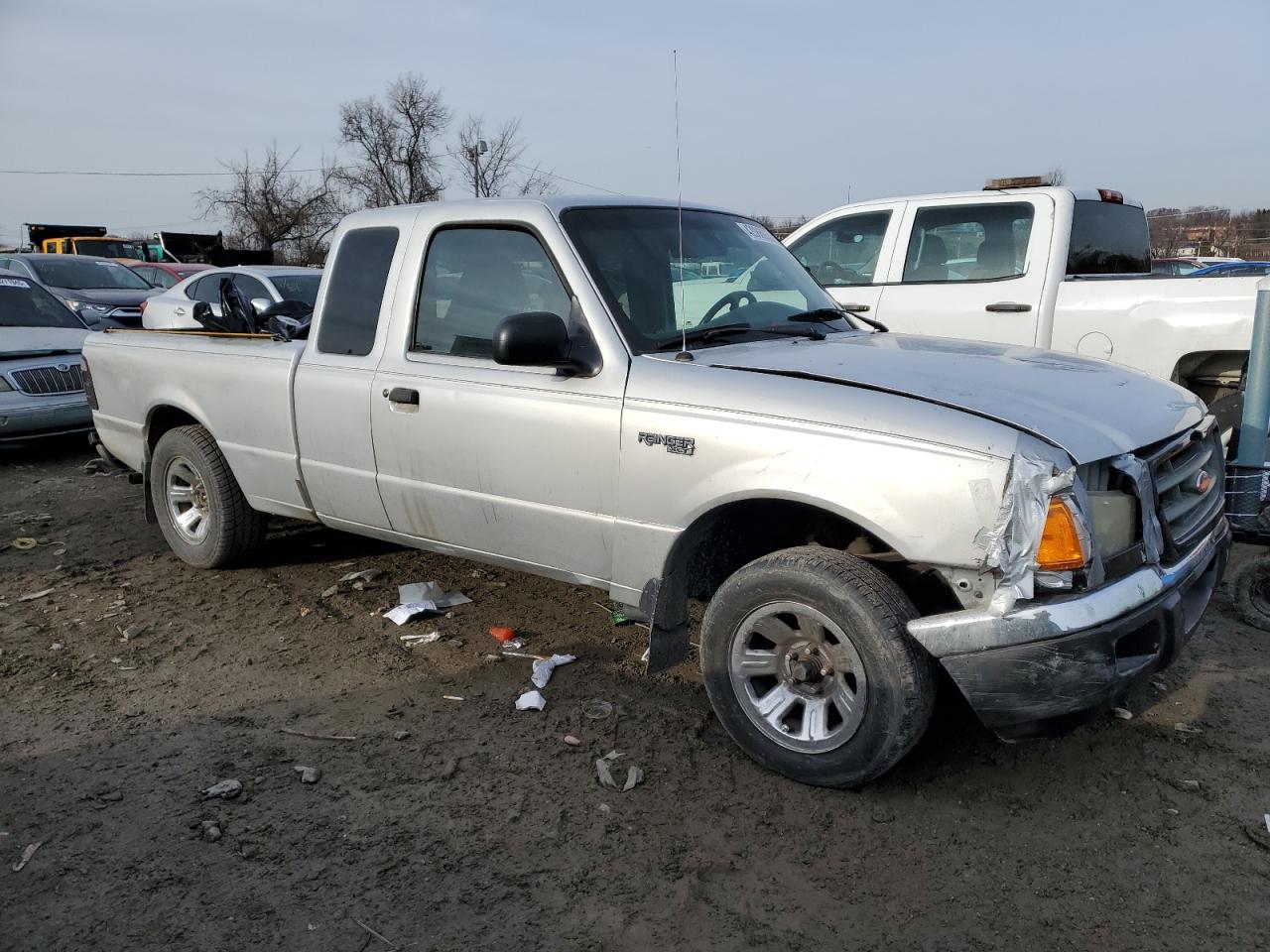 2001 Ford Ranger VIN 1FTYR14E51TA17753 Copart auction photo, front end damage thumbnail 4