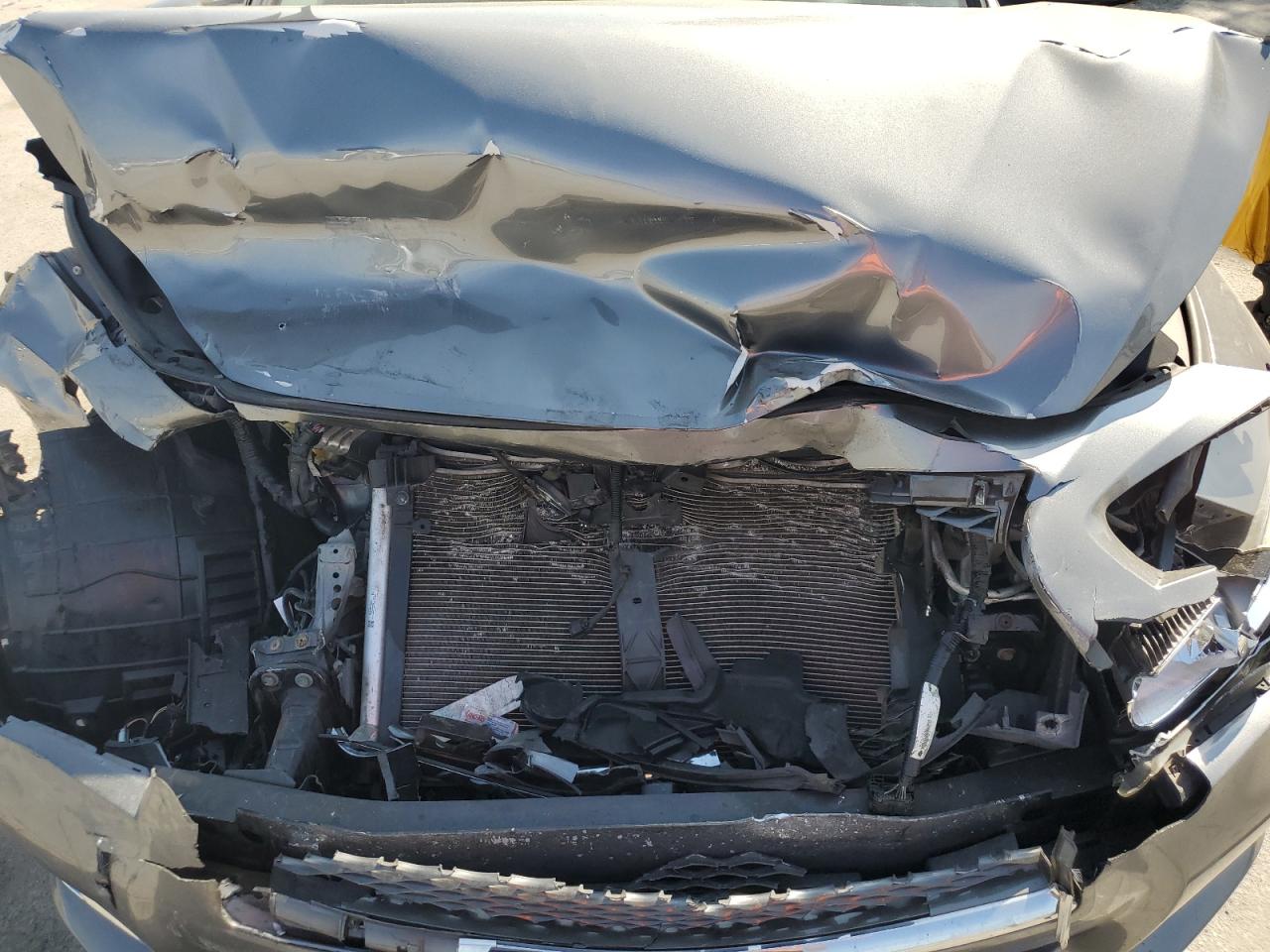 2016 Infiniti Q50 VIN JN1CV7AR1GM252284 Copart auction photo, front end / side damage thumbnail 13