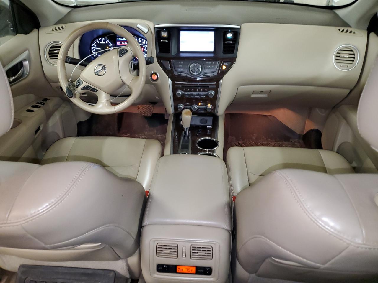 2014 Nissan Pathfinder VIN 5N1AR2MM6EC704319 Copart auction photo, side / rear end damage thumbnail 8