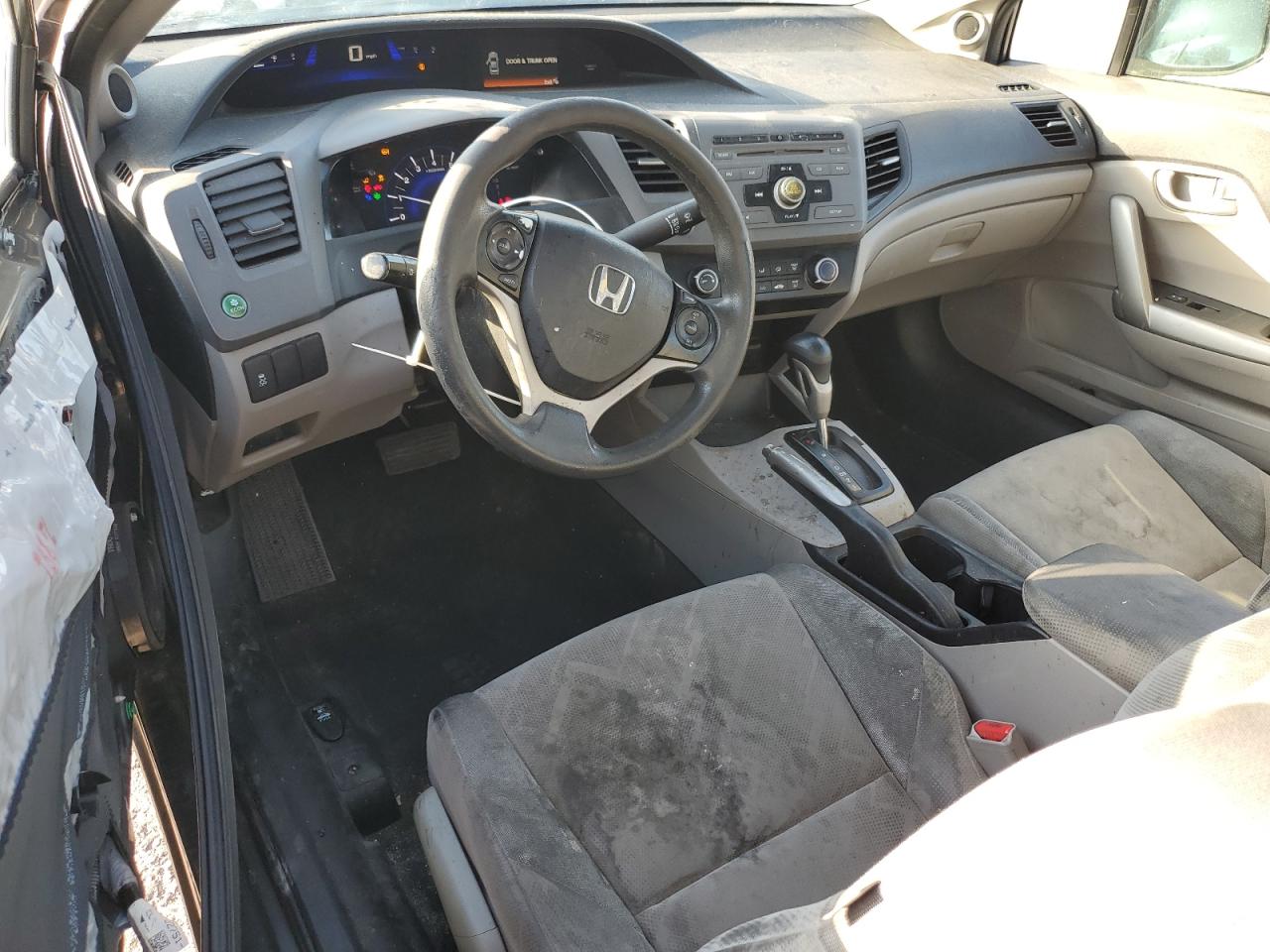 2012 Honda Civic VIN 2HGFG3B54CH554191 Copart auction photo, front end damage thumbnail 8