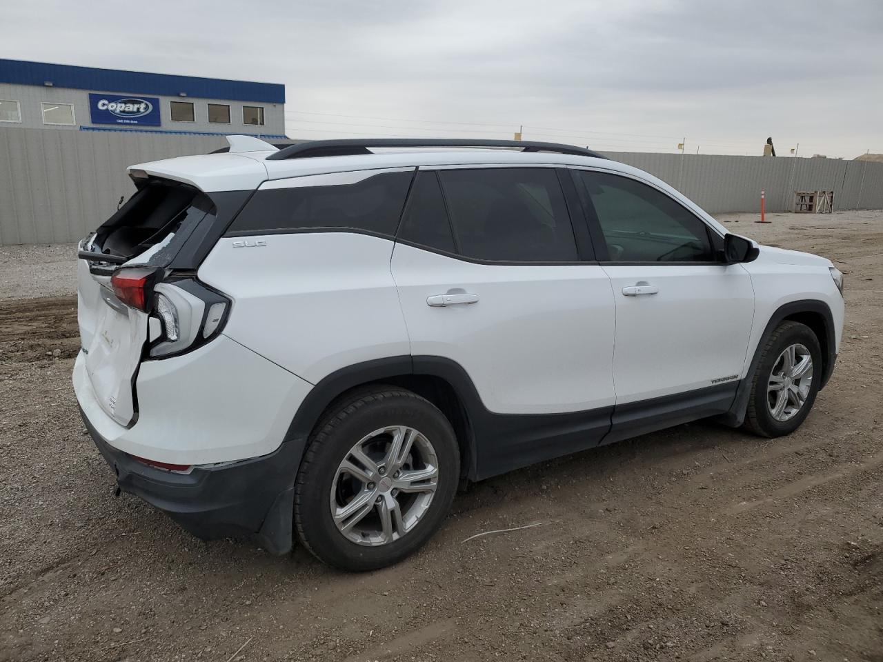 2018 GMC Terrain VIN 3GKALNEU0JL232546 Copart auction photo, rear end damage thumbnail 3