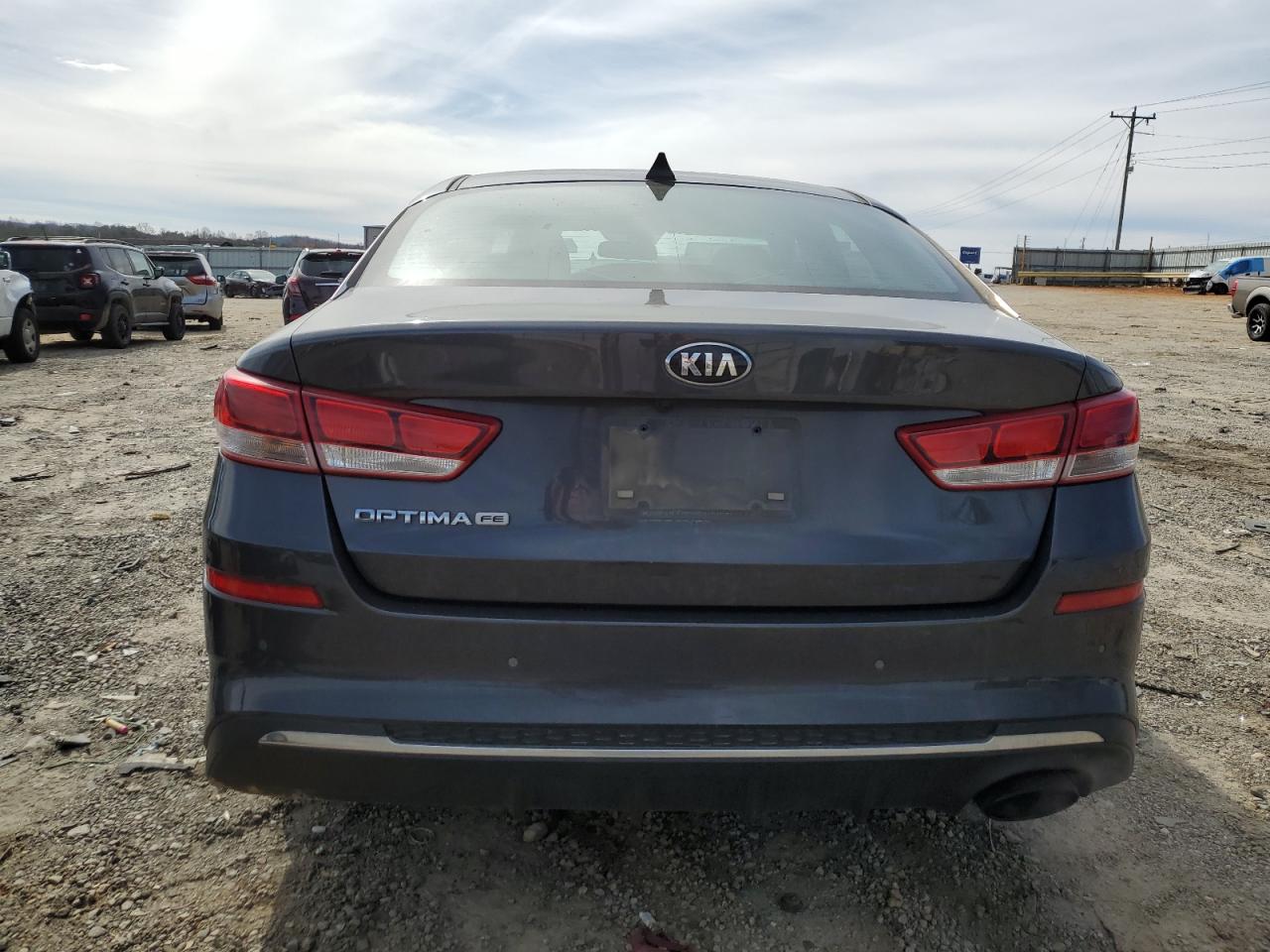2019 KIA Optima VIN 5XXGT4L38KG283008 Copart auction photo, front end / rear end damage thumbnail 6