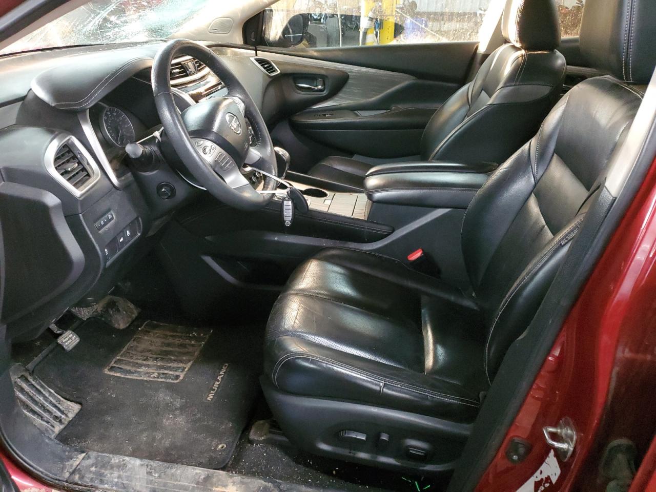 2015 Nissan Murano VIN 5N1AZ2MH3FN253472 Copart auction photo, front end / side damage thumbnail 7
