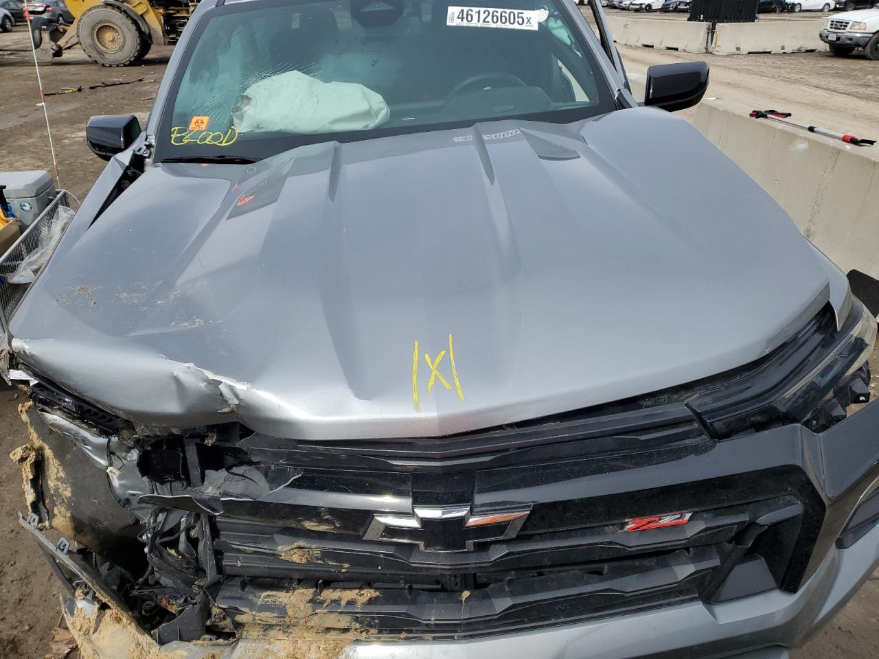2023 Chevrolet Colorado VIN 1GCPTDEKXP1141217 Copart auction photo, biohazard/chemical / front end damage thumbnail 13
