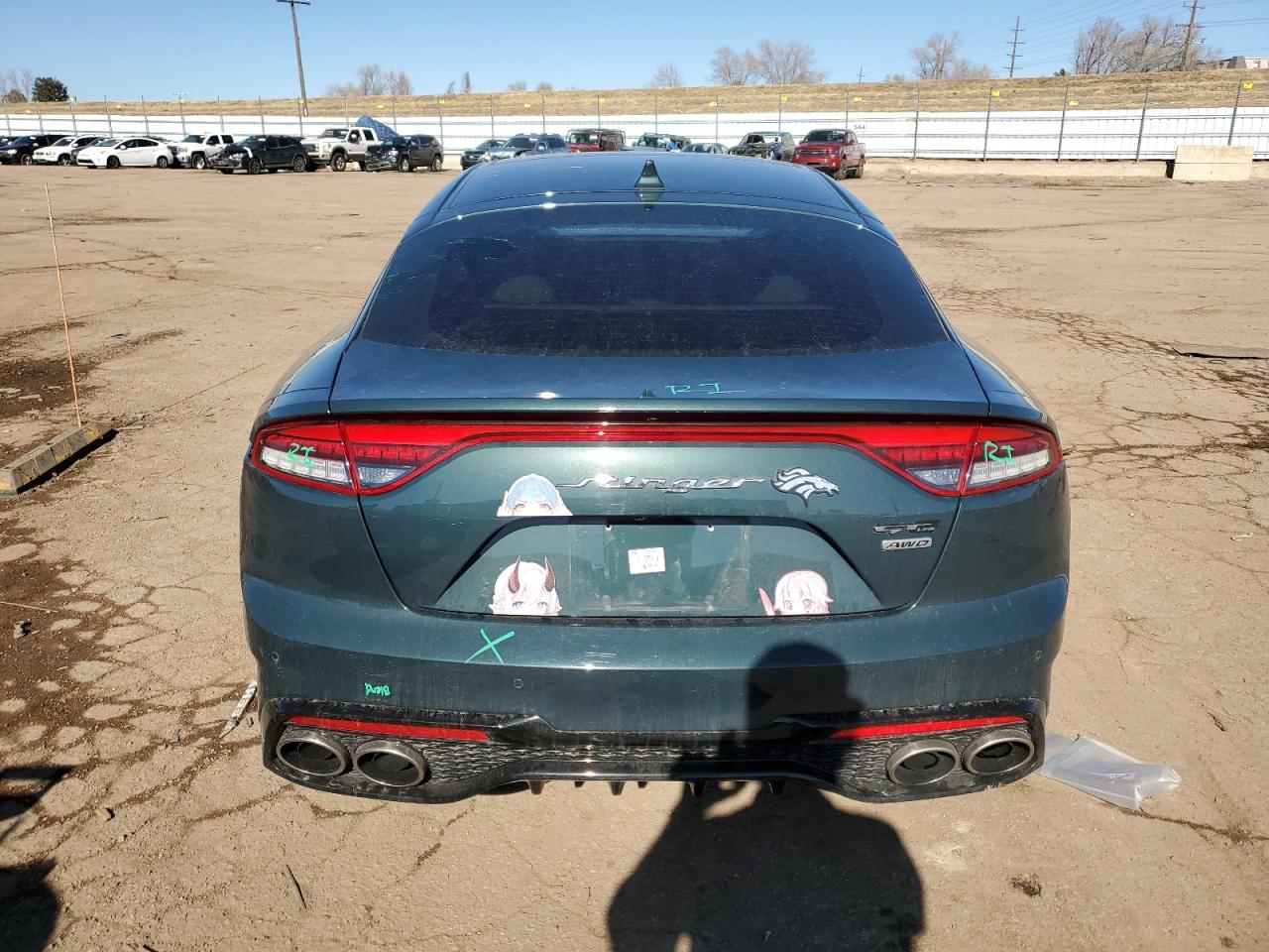 2022 KIA Stinger VIN KNAE35LD4N6113430 Copart auction photo, rear end / front end damage thumbnail 6