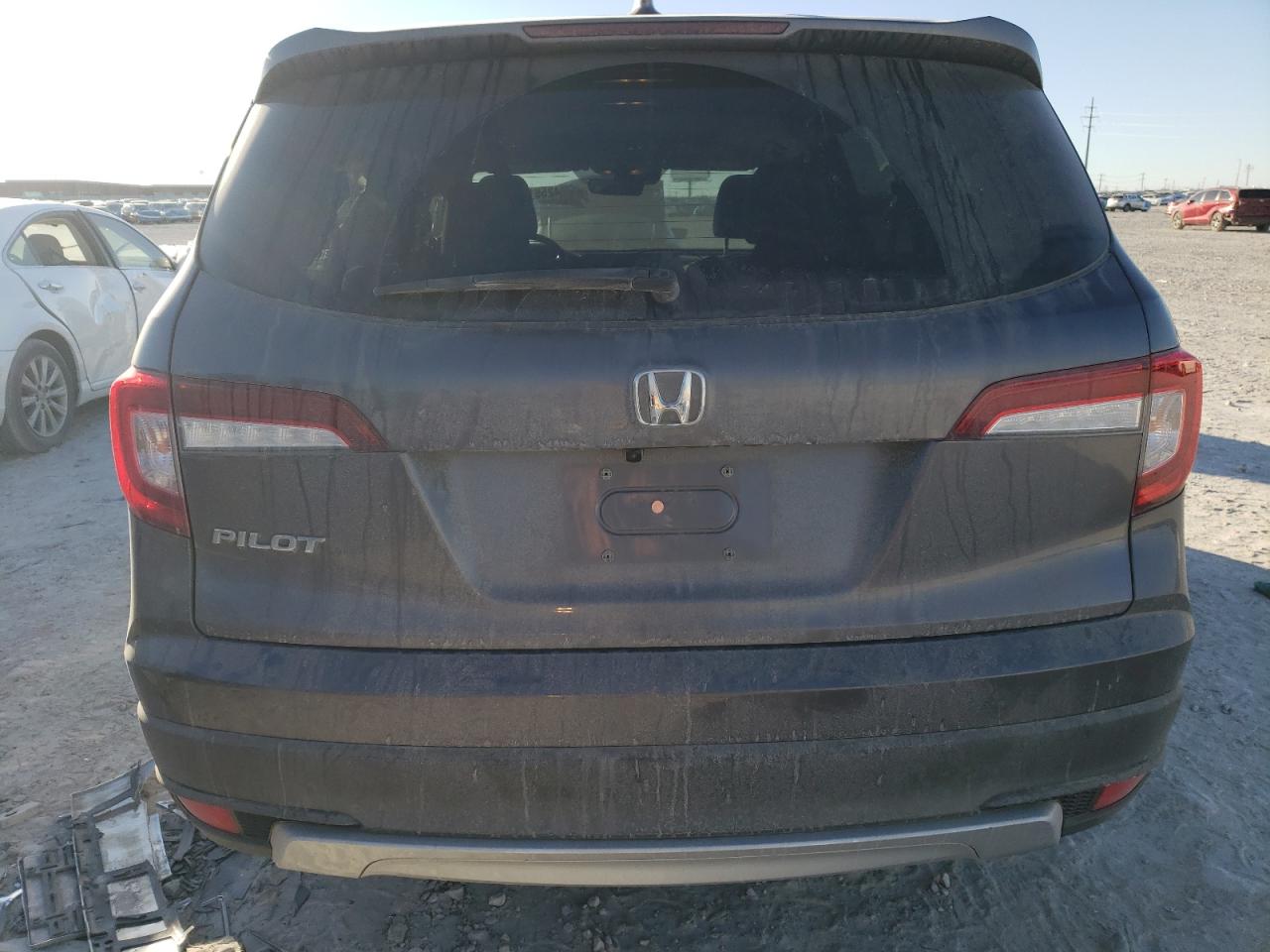 2020 Honda Pilot VIN 5FNYF5H58LB006553 Copart auction photo, front end / side damage thumbnail 6