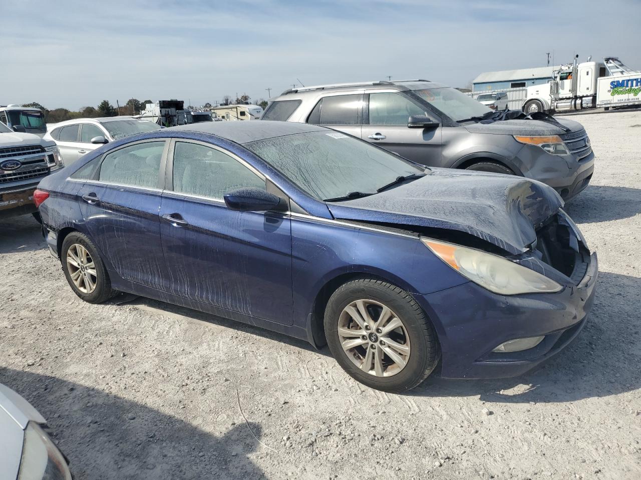 2013 Hyundai Sonata VIN 5NPEB4AC1DH741721 Copart auction photo, front end damage thumbnail 4