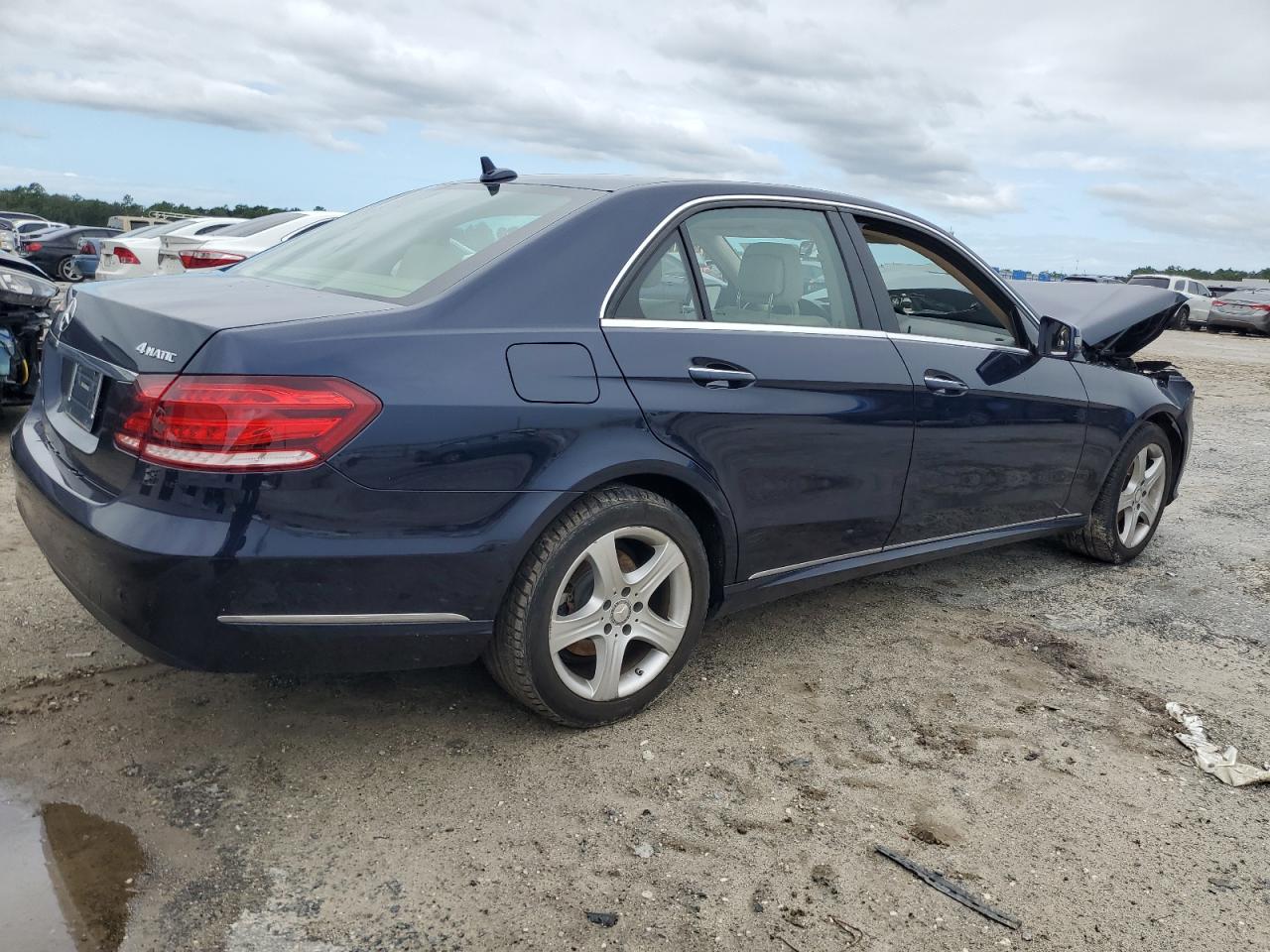2014 Mercedes-Benz E-klasse VIN WDDHF8JB5EA837141 Copart auction photo, front end damage thumbnail 3
