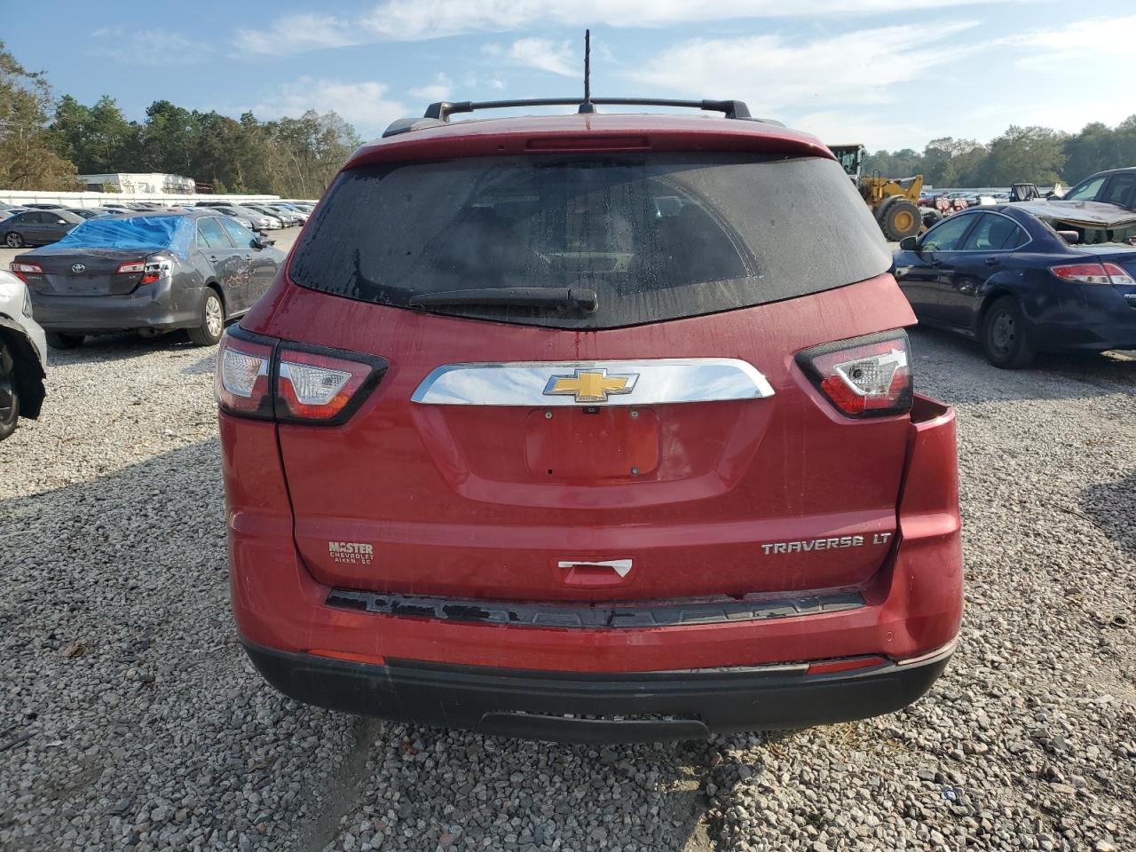 2014 Chevrolet Traverse VIN 1GNKRHKDXEJ281021 Copart auction photo, rear end / minor dent/scratches damage thumbnail 6