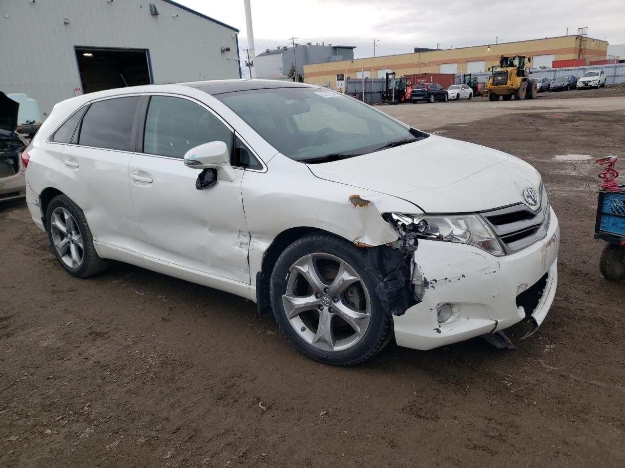 2014 Toyota Venza VIN 4T3BK3BB6EU101047 Copart auction photo, side / front end damage thumbnail 4