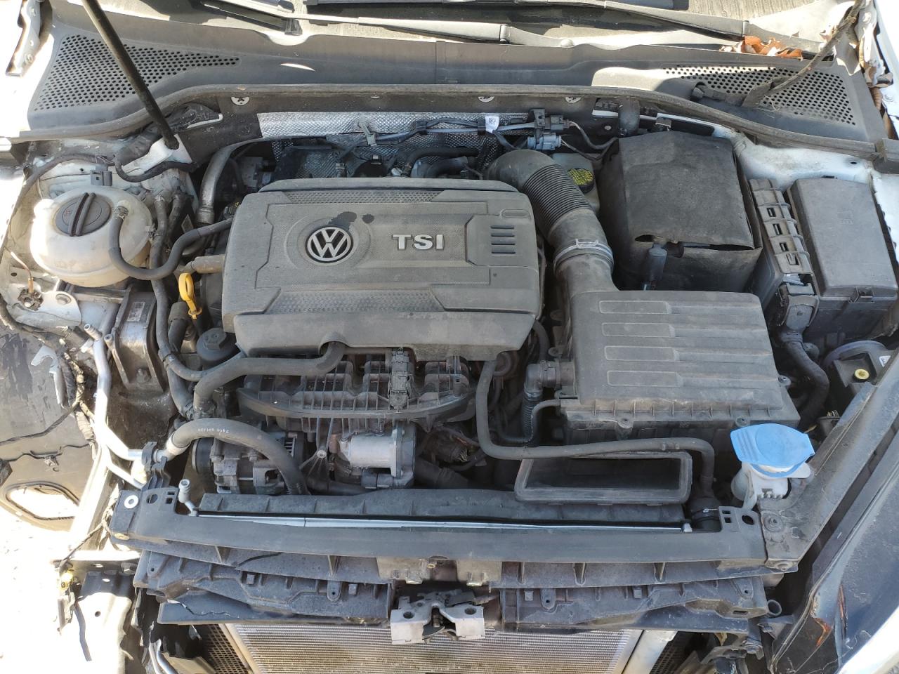 2017 Volkswagen GTI VIN 3VW4T7AU4HM017537 Copart auction photo, front end / side damage thumbnail 11