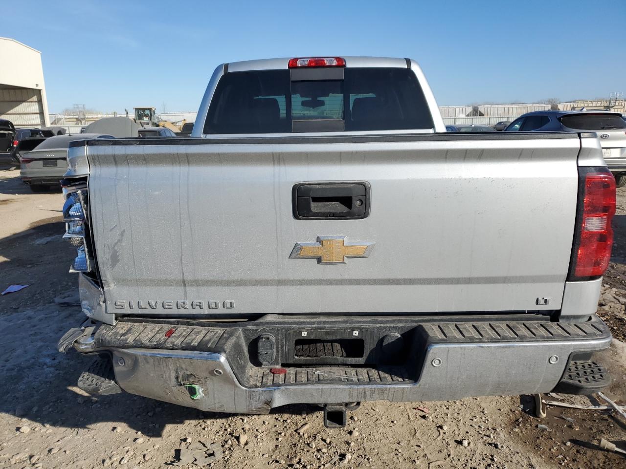 2014 Chevrolet Silverado VIN 3GCUKREC1EG118693 Copart auction photo, all over damage thumbnail 6