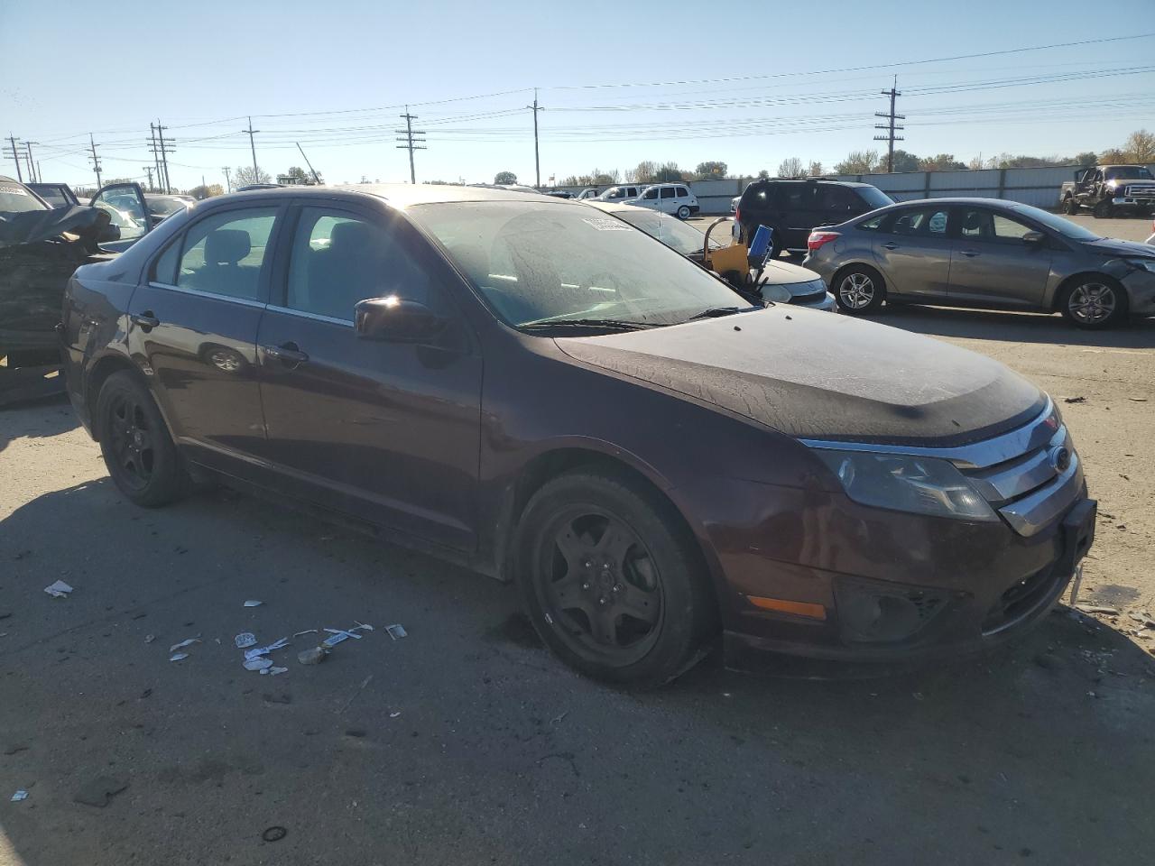 2011 Ford Fusion VIN 3FAHP0HA0BR343721 Copart auction photo, rear end / front end damage thumbnail 4