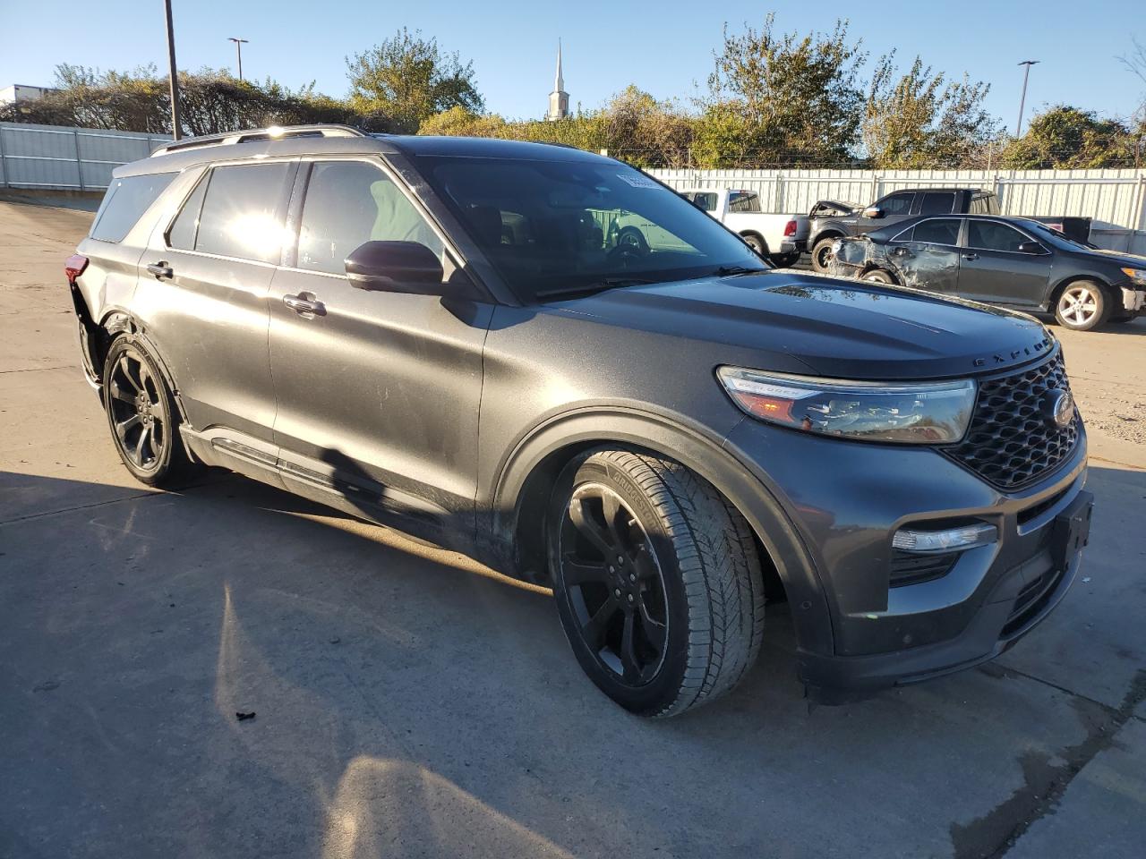 2020 Ford Explorer VIN 1FM5K8GC5LGA79834 Copart auction photo, rear end / undercarriage damage thumbnail 4