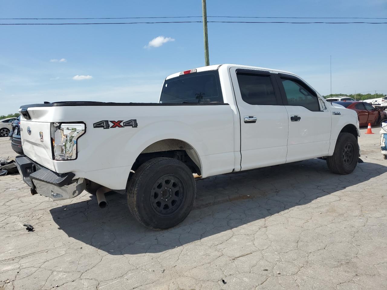 2017 Ford F-150 VIN 1FTFW1EF7HFA18550 Copart auction photo, front end / rear end damage thumbnail 3