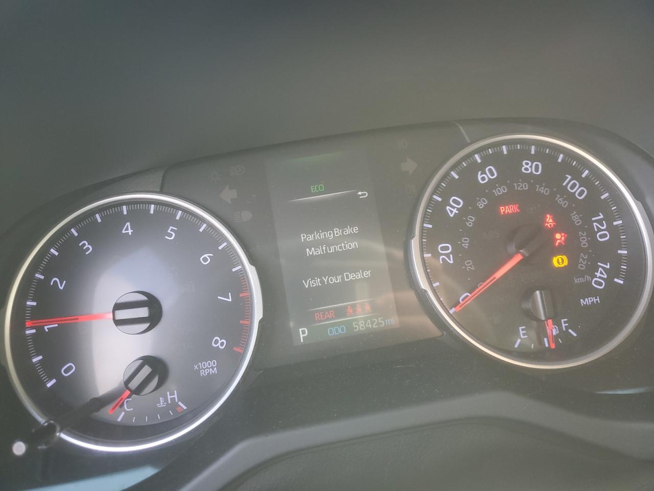 2019 Toyota RAV 4 VIN JTMF1RFV5KD003793 Copart auction photo, rear end damage thumbnail 9