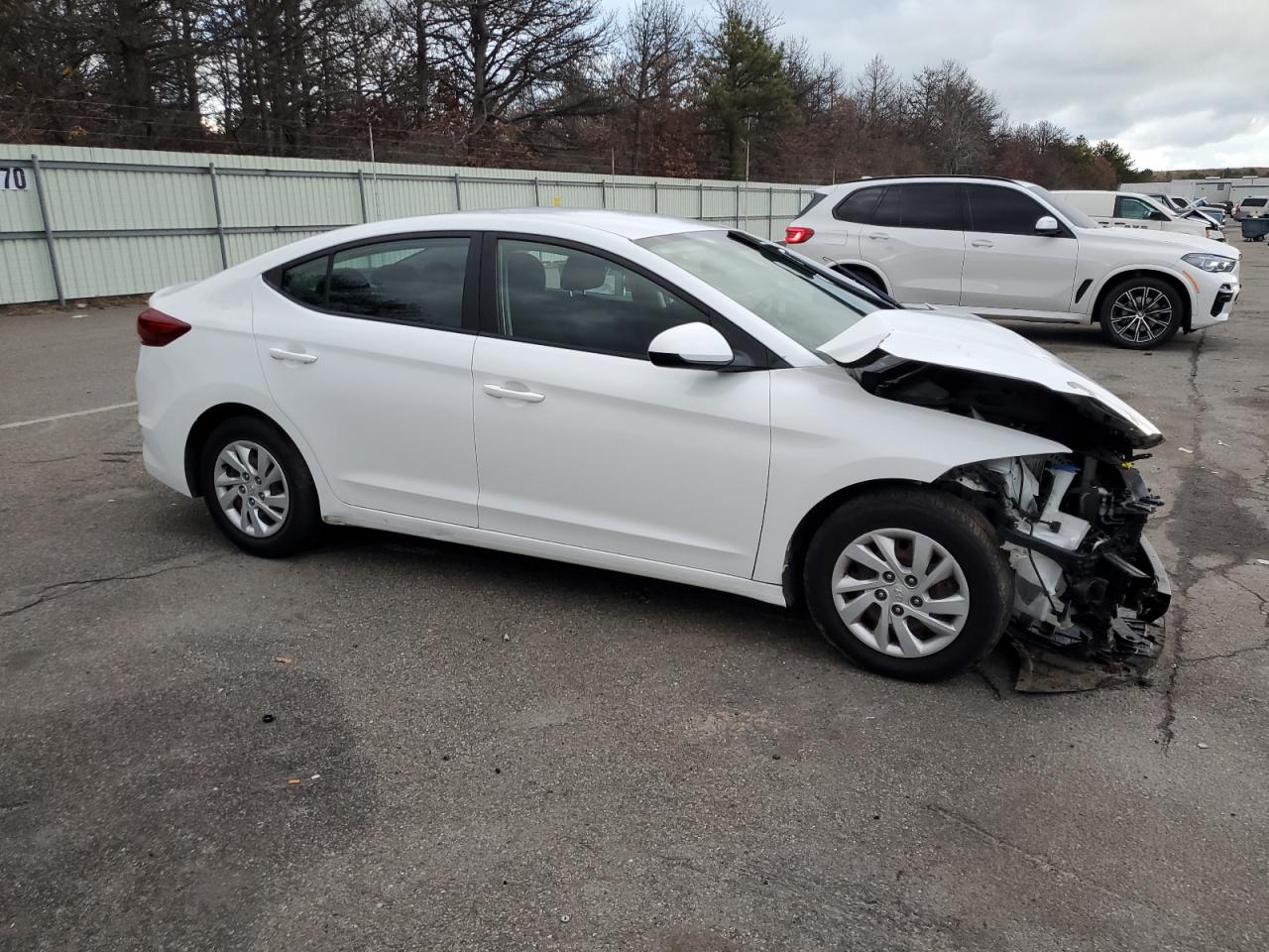 2018 Hyundai Elantra VIN 5NPD74LF0JH237953 Copart auction photo, front end / minor dent/scratches damage thumbnail 4