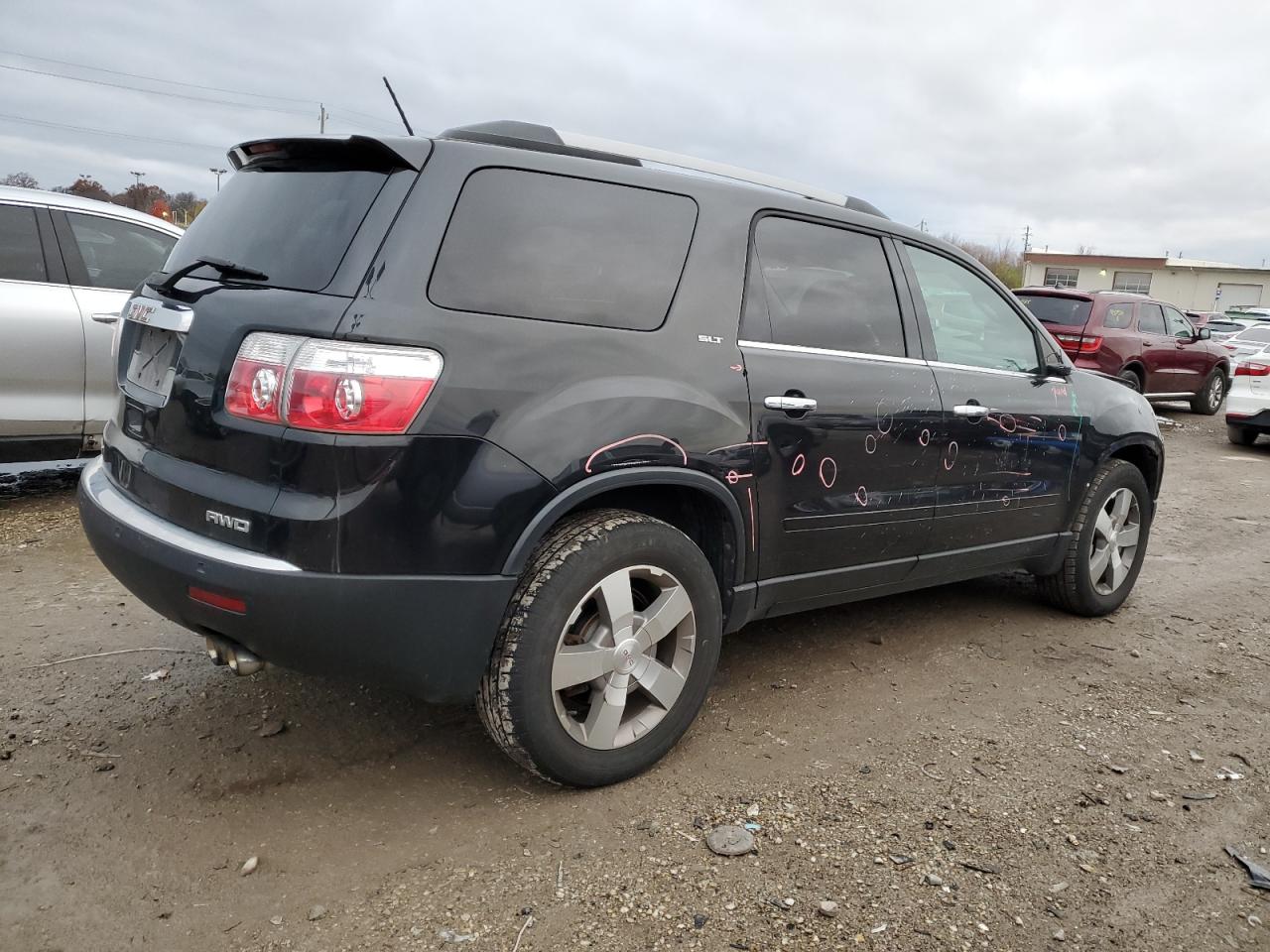2010 GMC Acadia VIN 1GKLVMED9AJ269602 Copart auction photo, front end / minor dent/scratches damage thumbnail 3