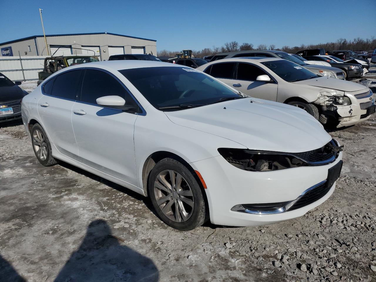 2016 Chrysler 200 VIN 1C3CCCAB7GN166409 Copart auction photo, front end / side damage thumbnail 4